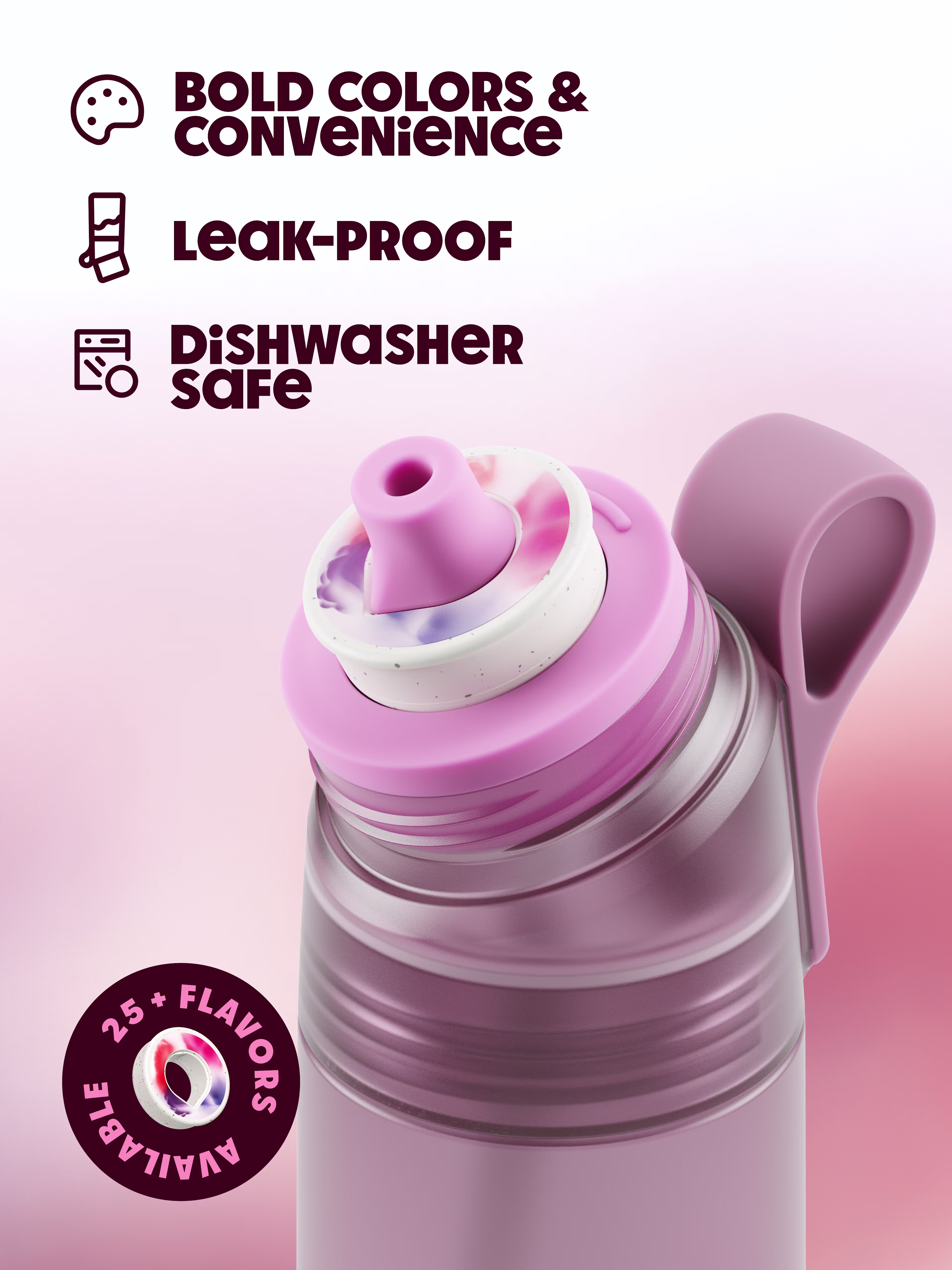 Bottle - air up® Twist Pro - 600 ml - Berry Pink - 100000122