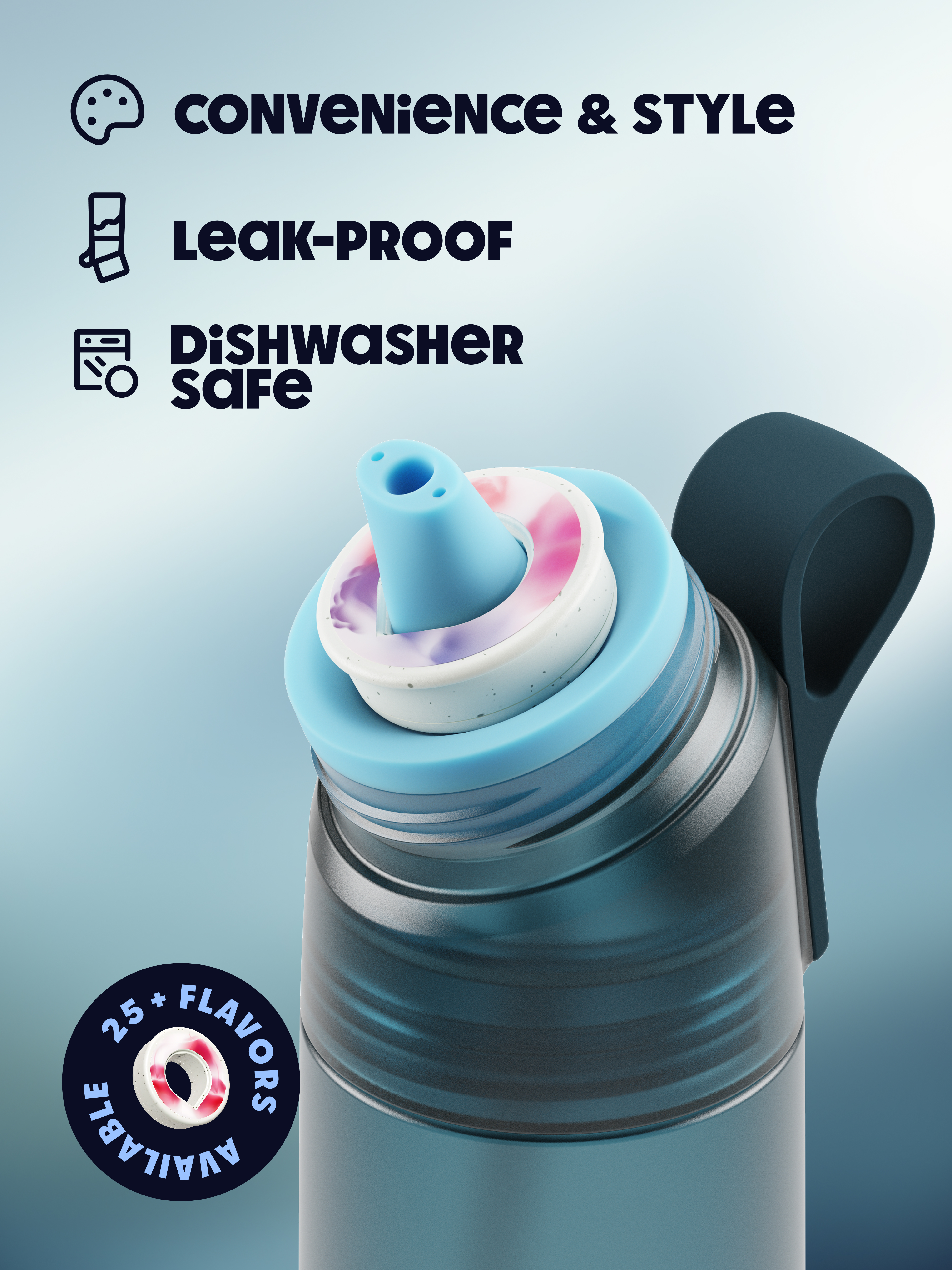 air up® Twist Pro 600ml - Stormy Blue