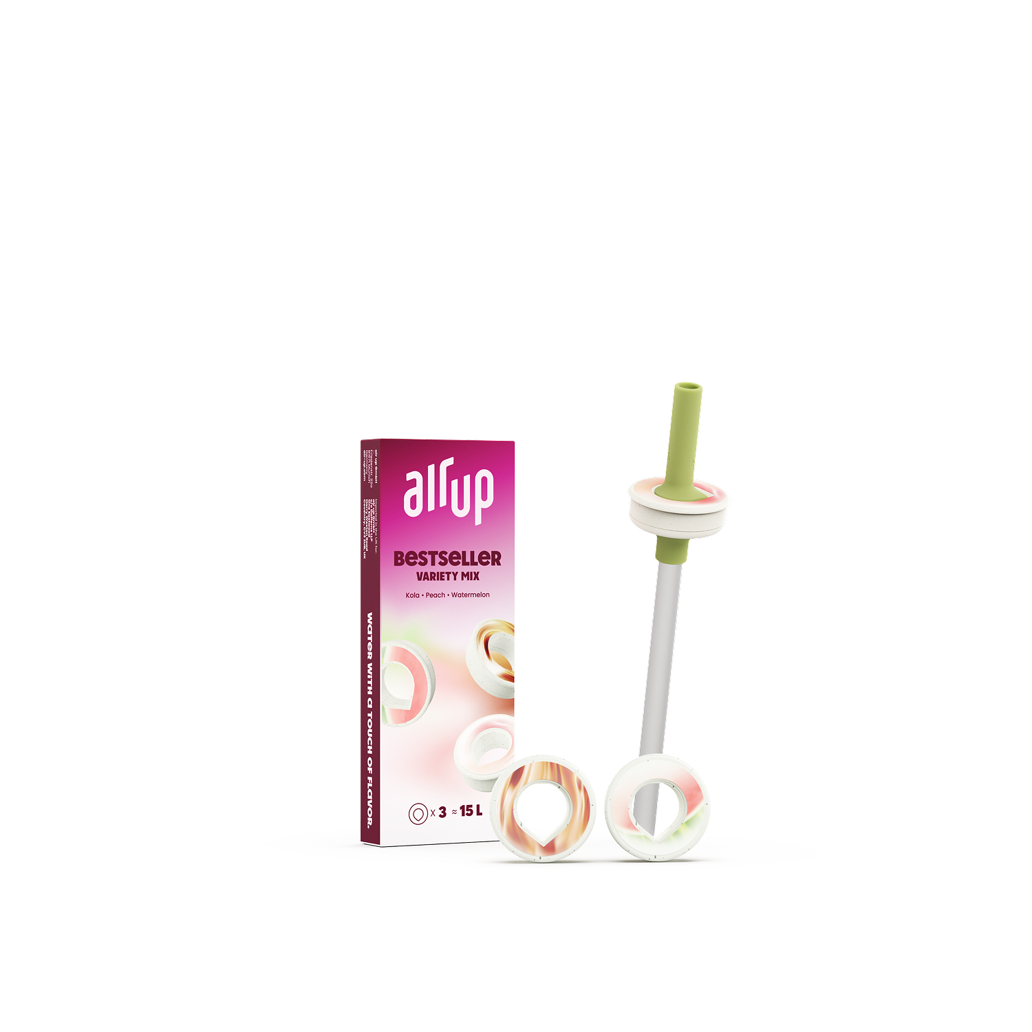 Flavored water bottle | Taste through scent