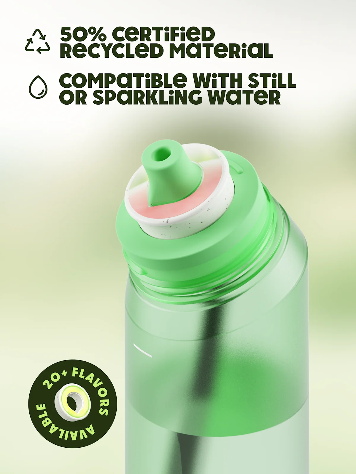 Classic Air Up Bottle 650ml - Vibrant Green 