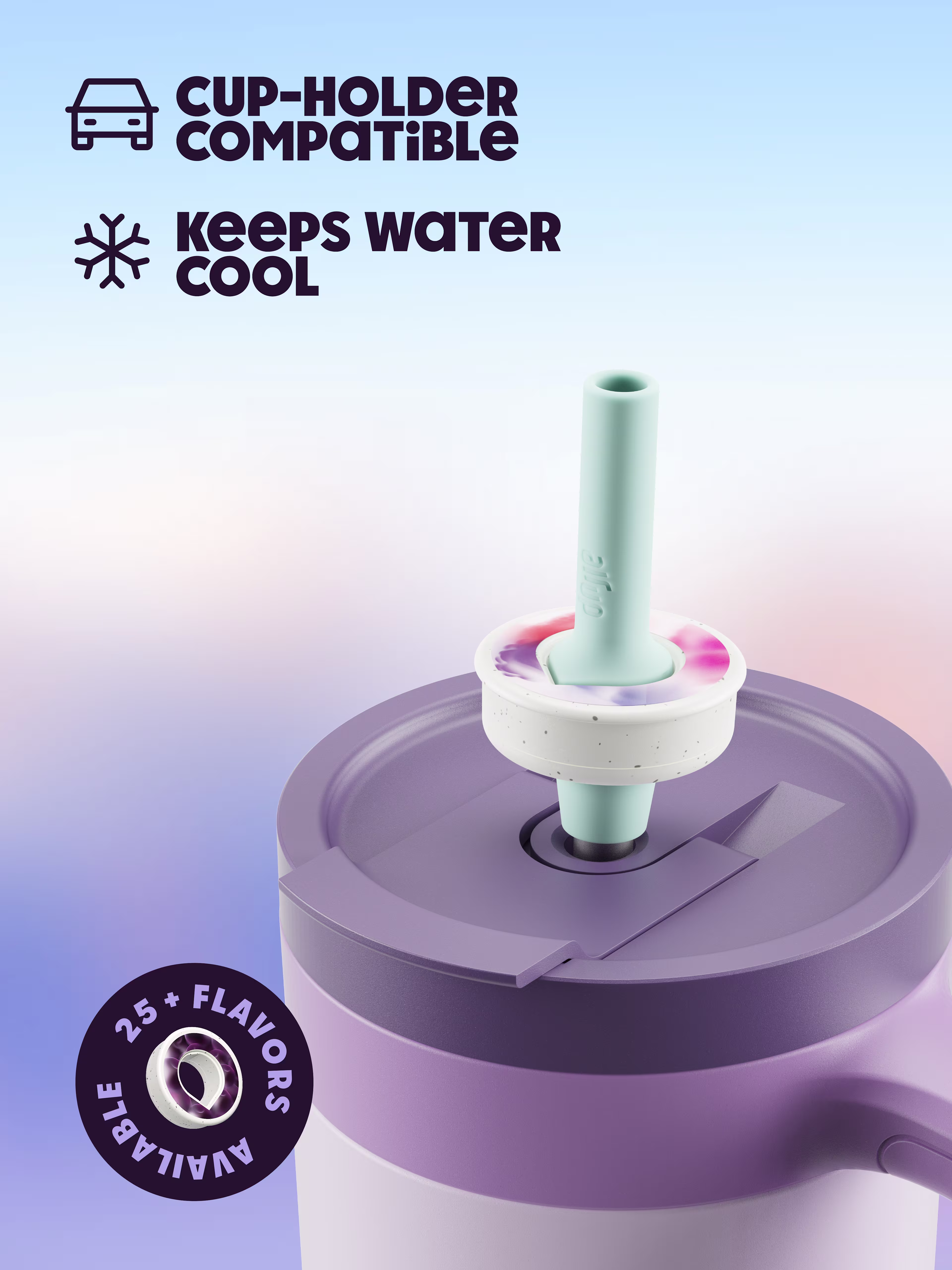 PDP -  air up® Tumbler with Handle 1200ml - Soft Lavender - 150000281