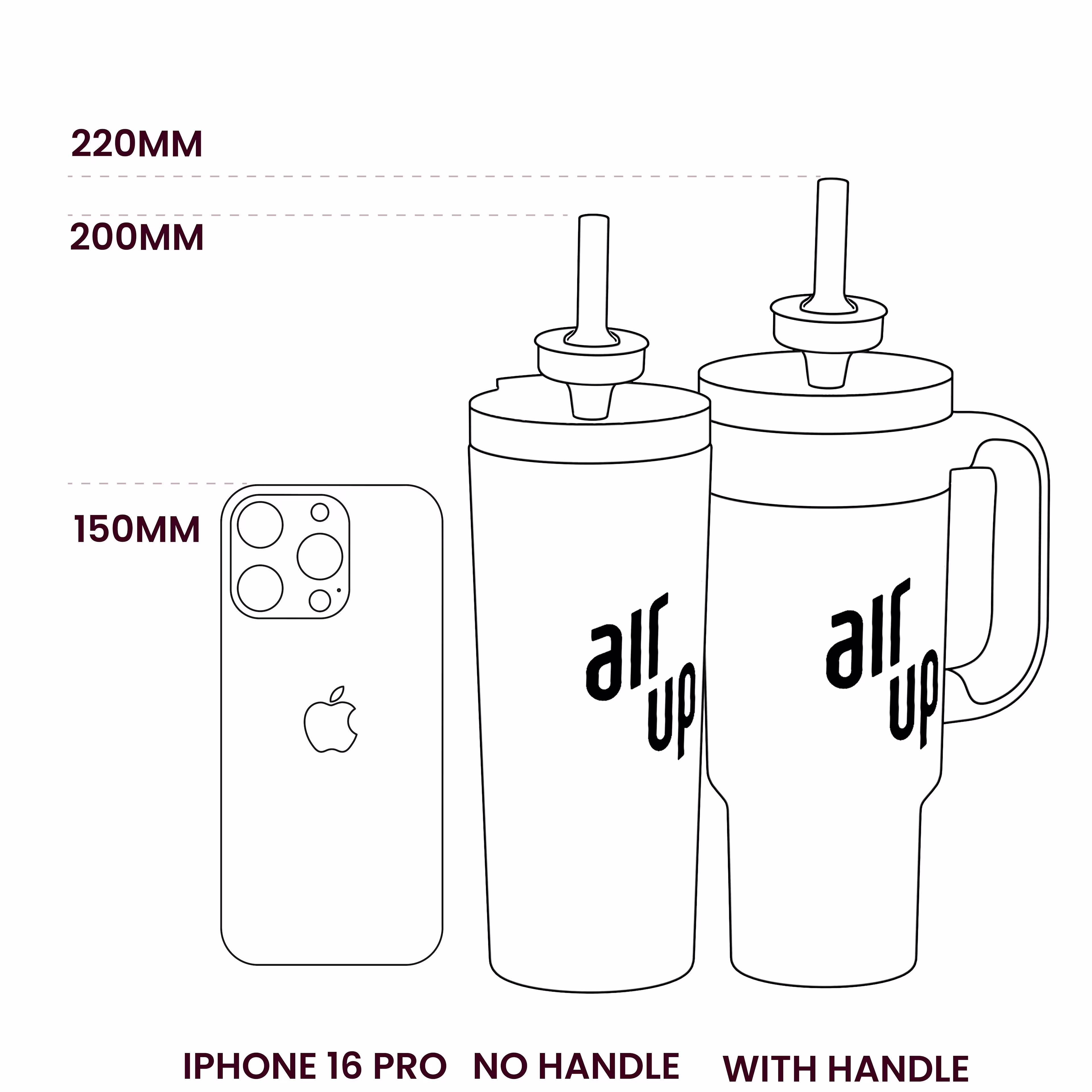 Tab Tumbler Size - Image