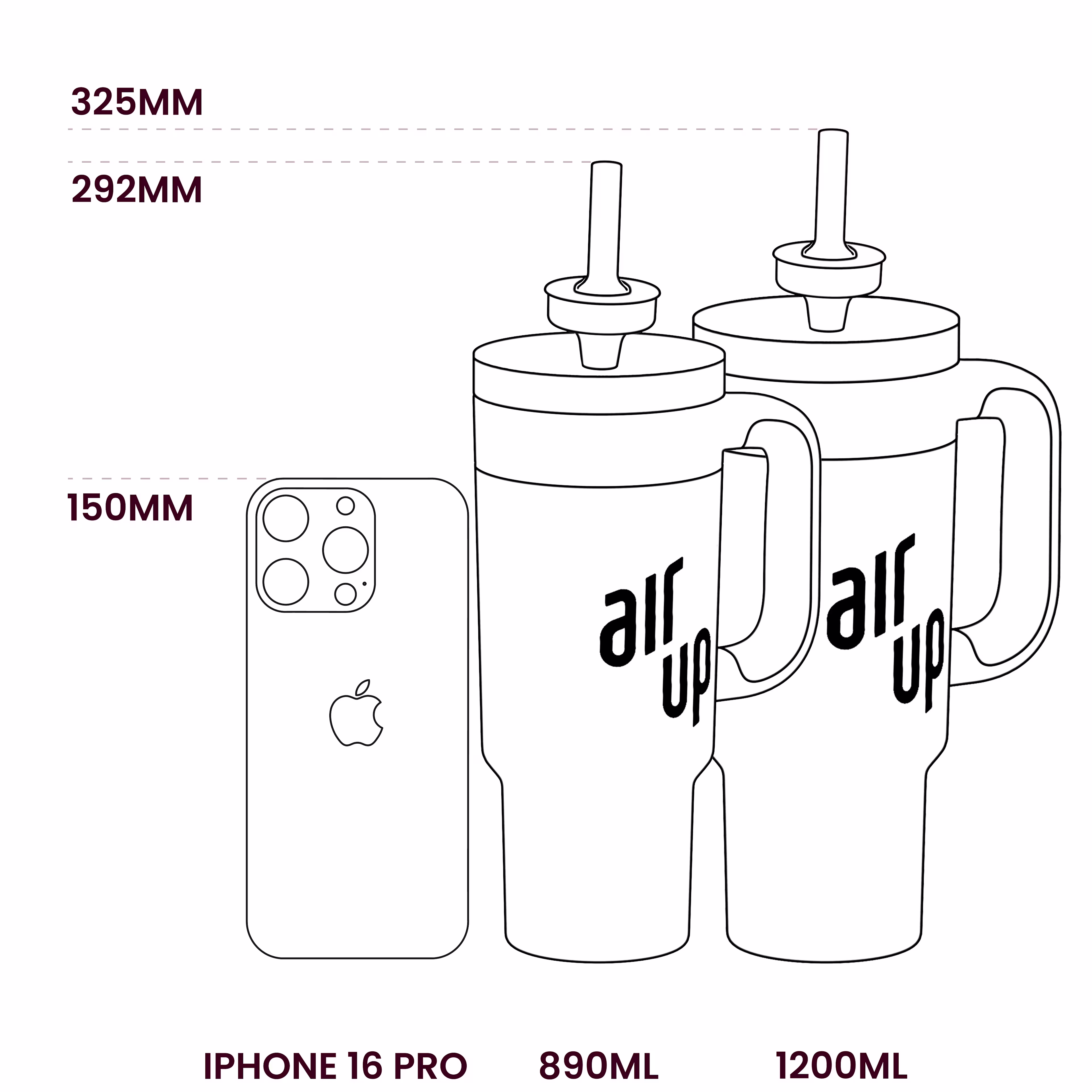 Tab Tumbler Size - Image 