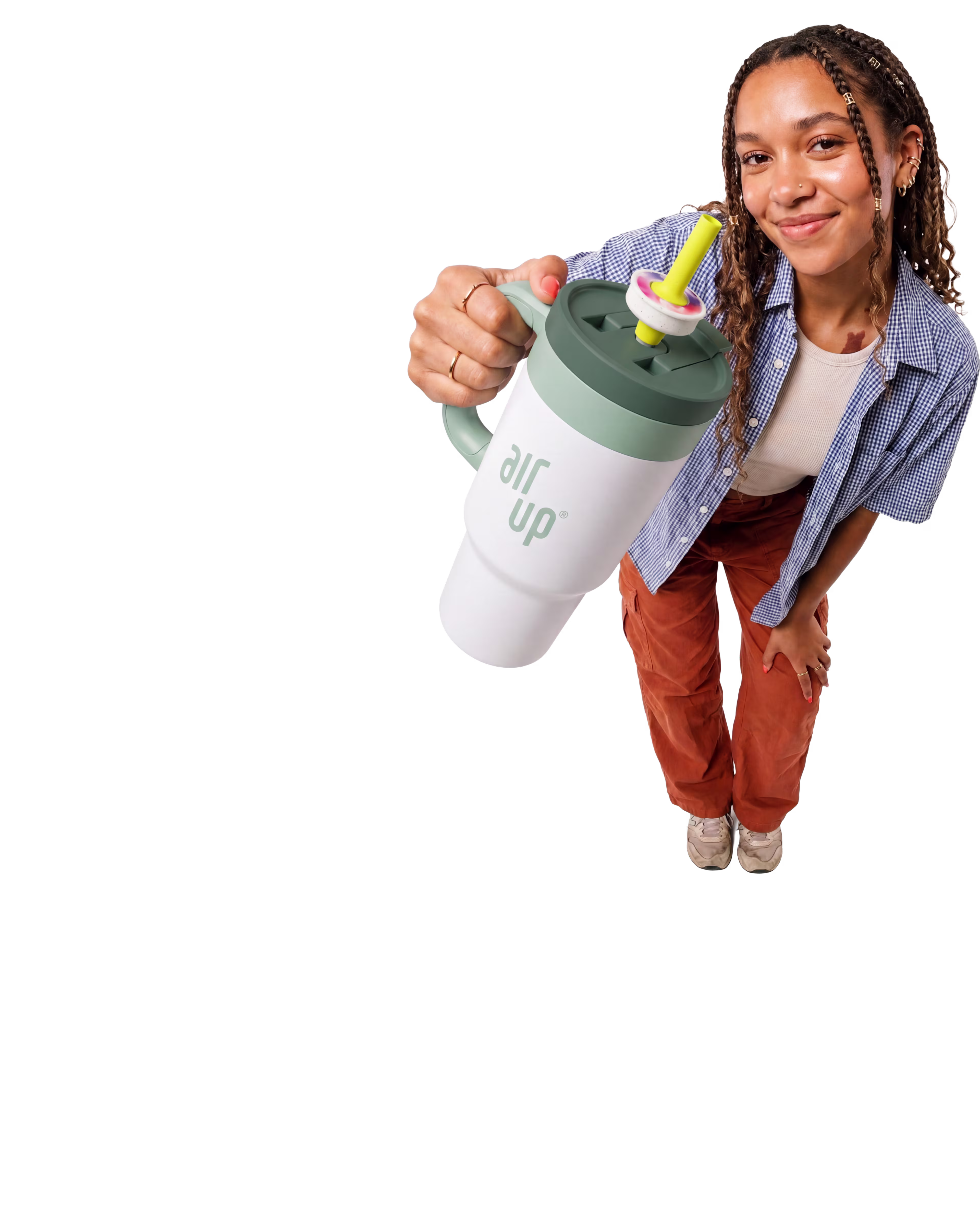 tasteByScentMedia - Product - air up® Tumbler with Handle 1200 ml  - White Spearmint - 150000236