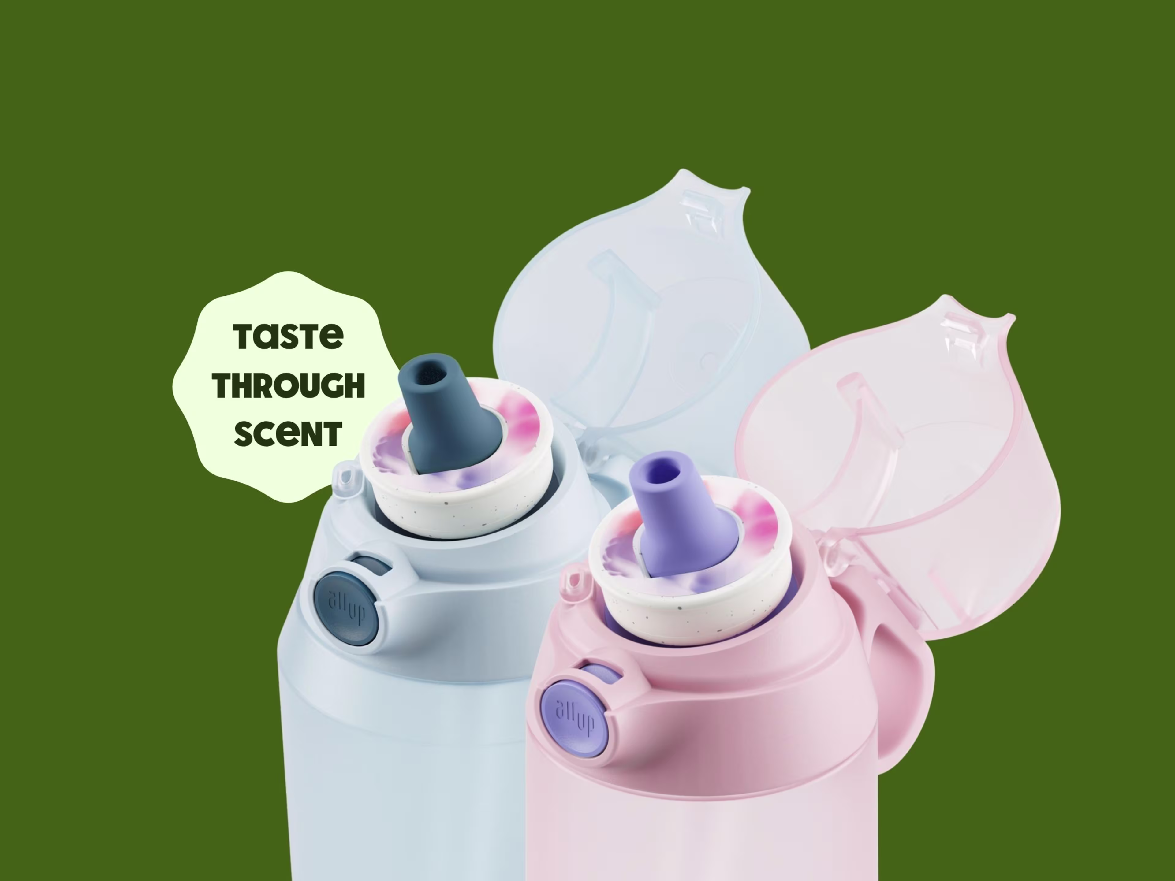Air Up Click Bottle Rose Cobalt and Glacier Blue