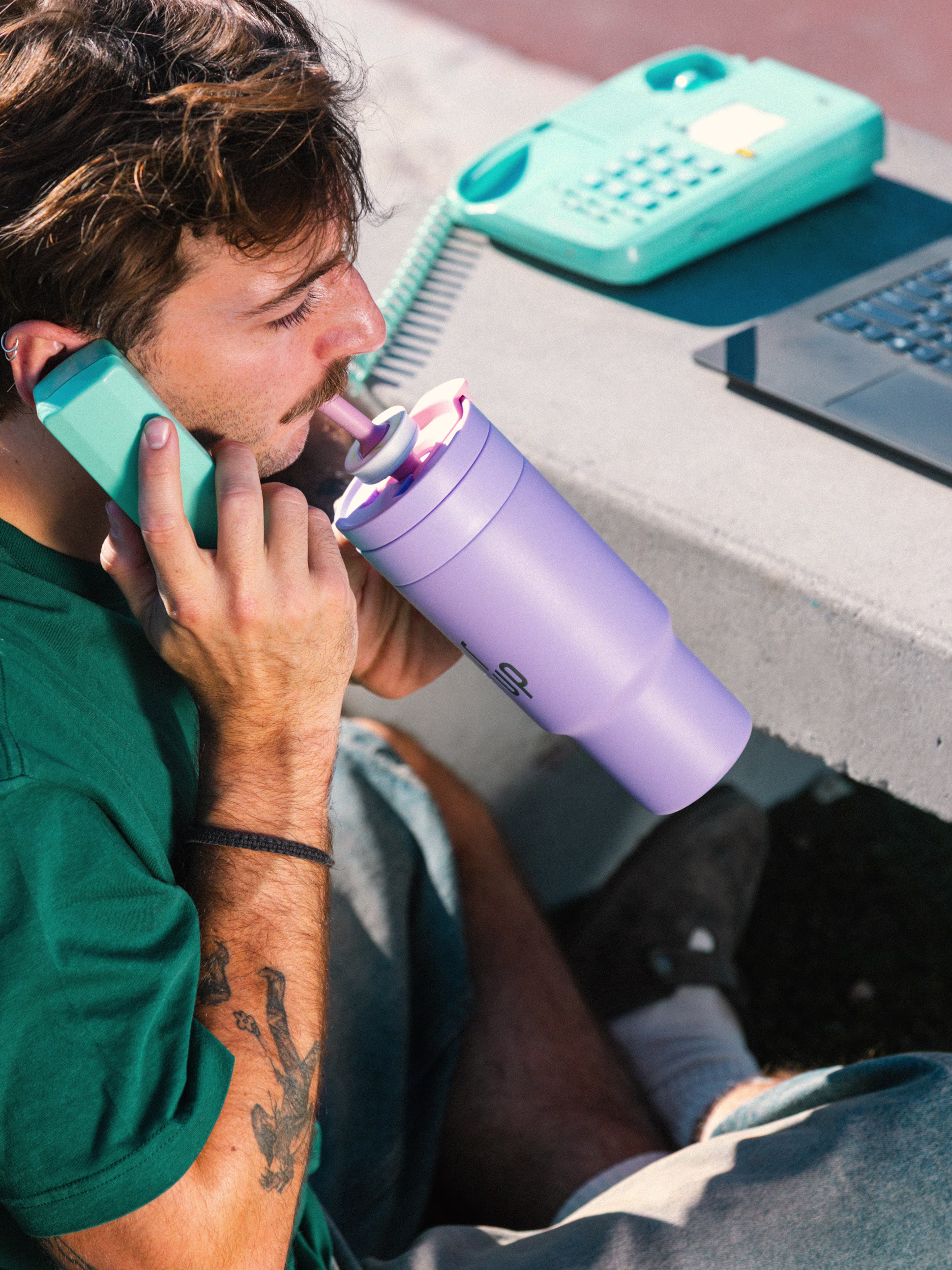PDP - Product - air up® Tumbler with Handle - Soft Lilac - 150000217 - Card 2