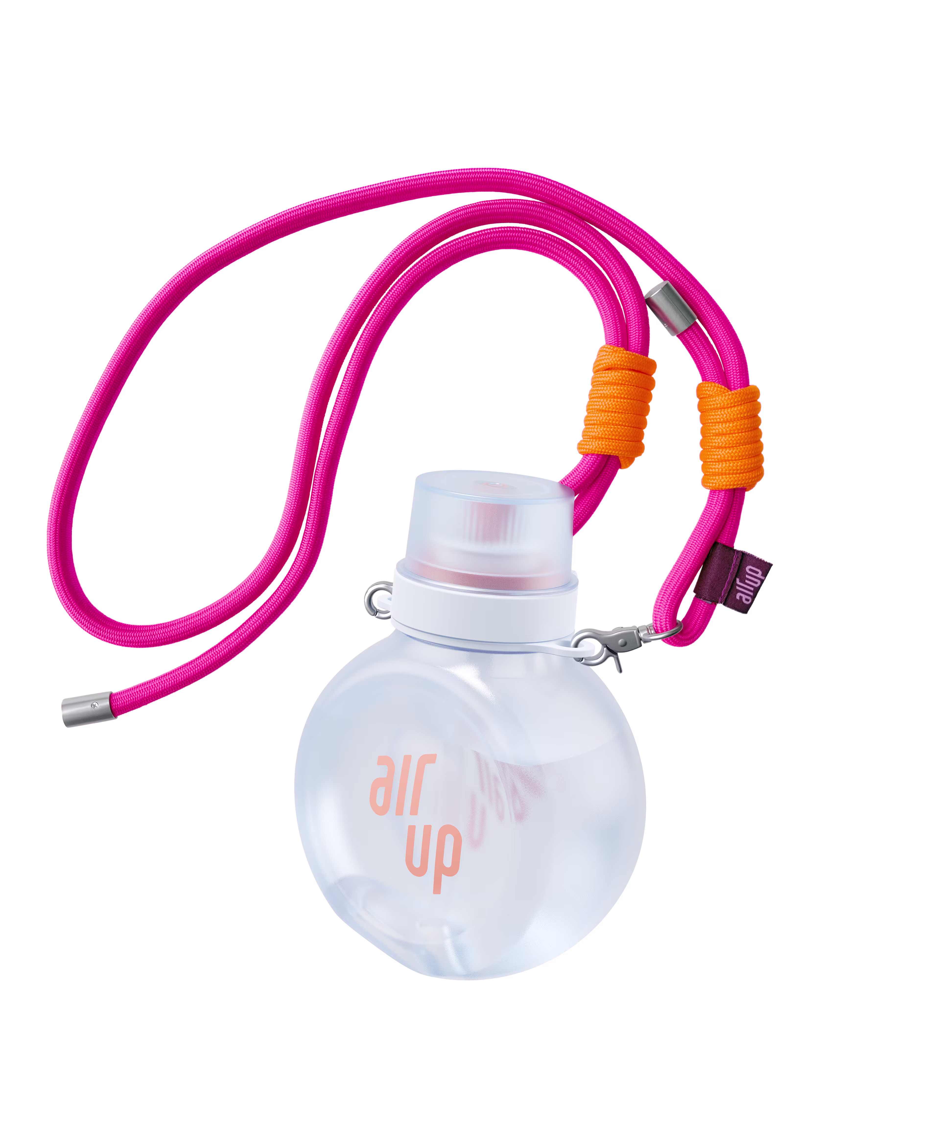 productCardImages - Product - Bottle - O Bottle + Strap - Ice Coral / Neon Pink Orange Rope - 100000260