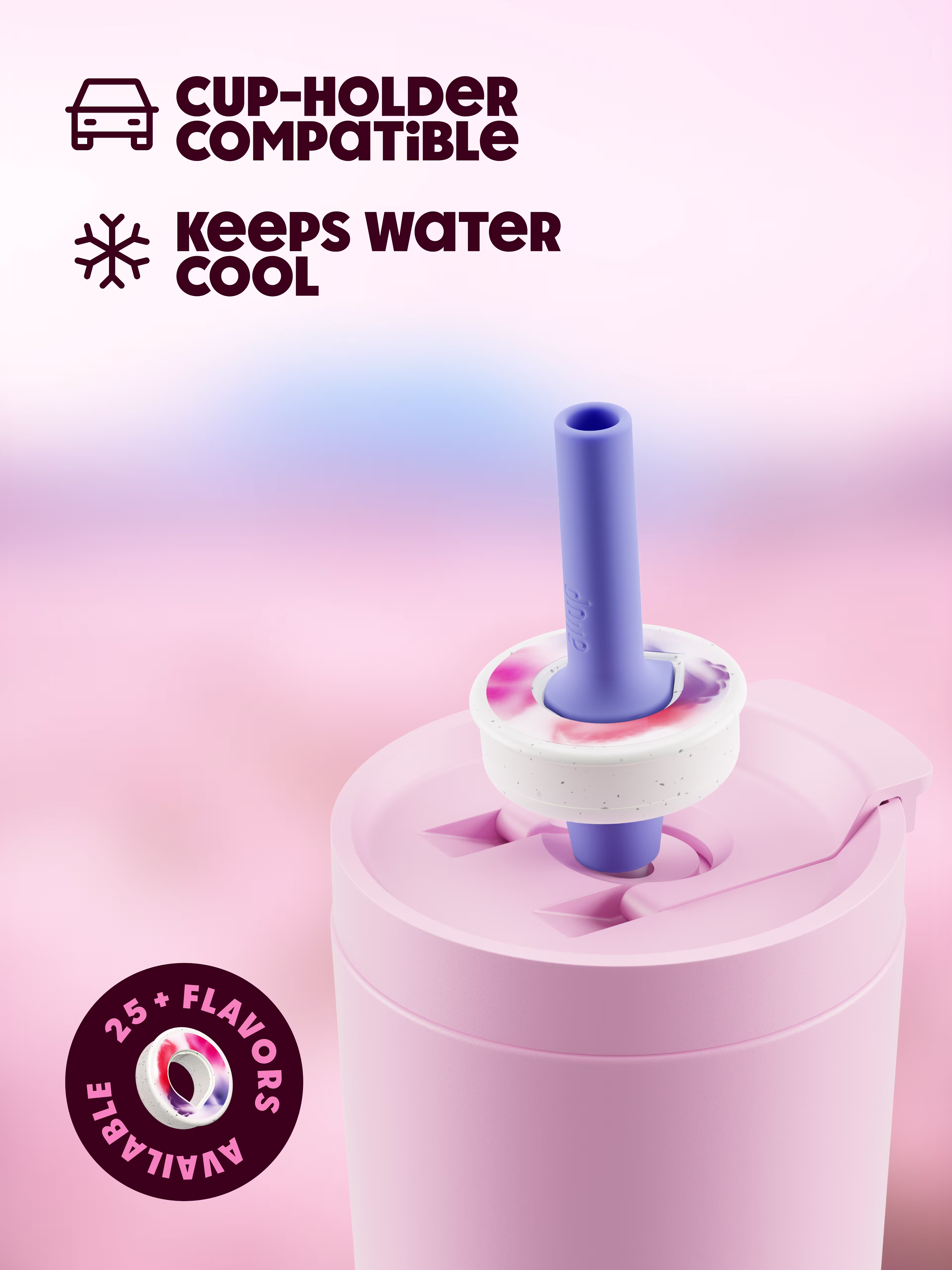 Tumbler without handle 700ml - Pink Indigo - 150000316