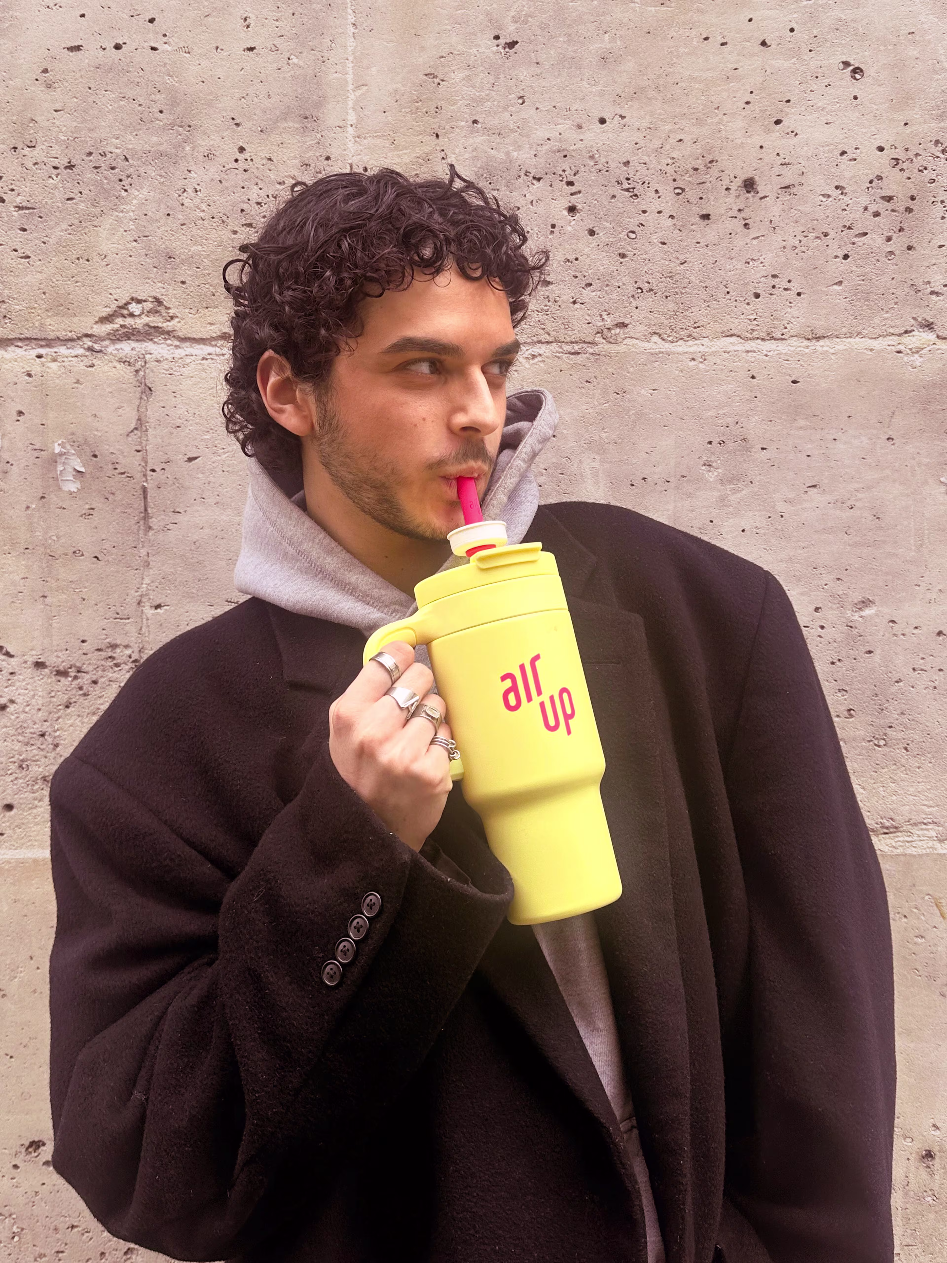 Tumbler with handle 890ml - Buttercup-Pink - 150000319