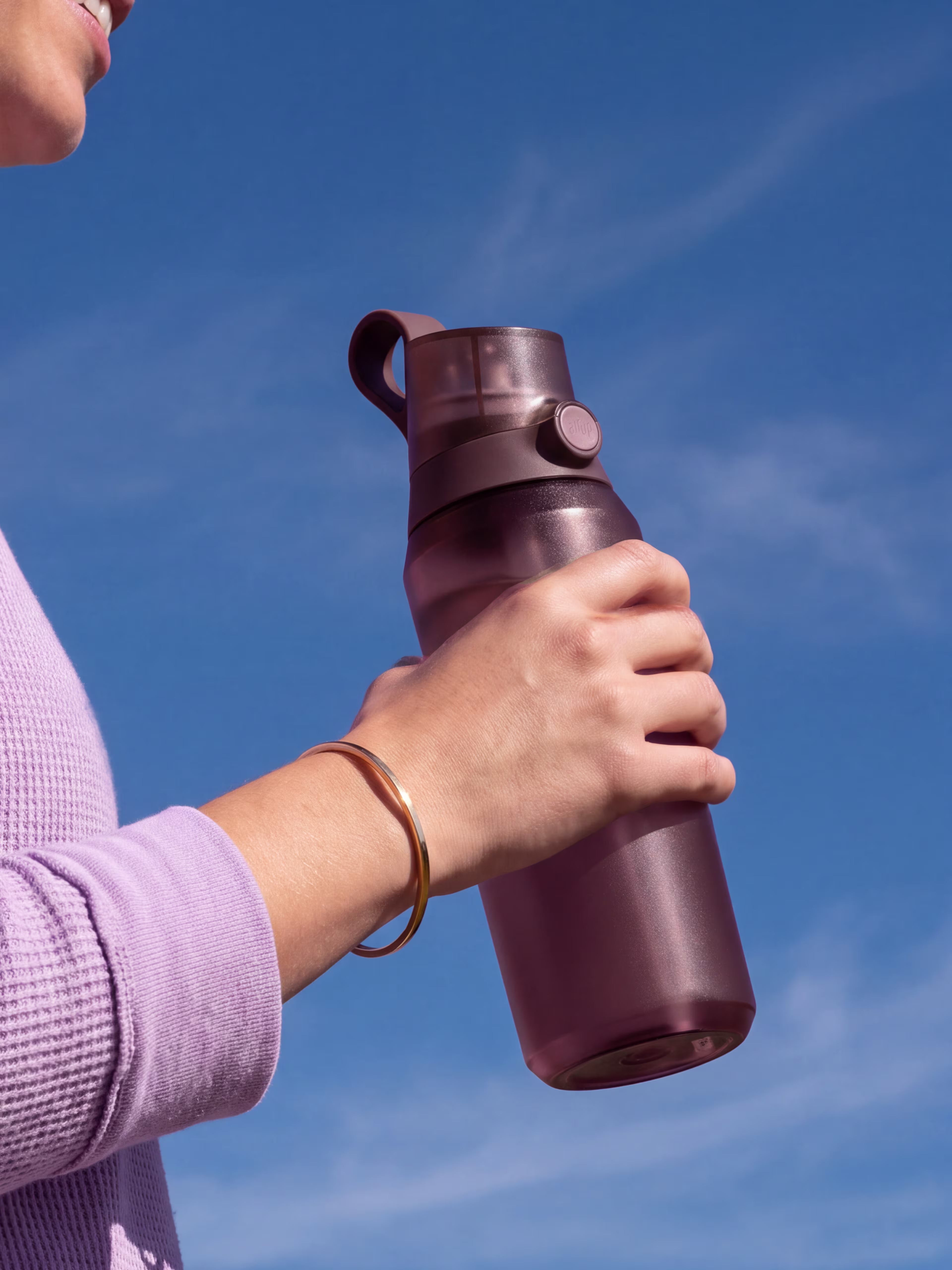 lifestyleMedia - Product - Bottle - air up® Click 800 ml - Choco-Rose - 100000243