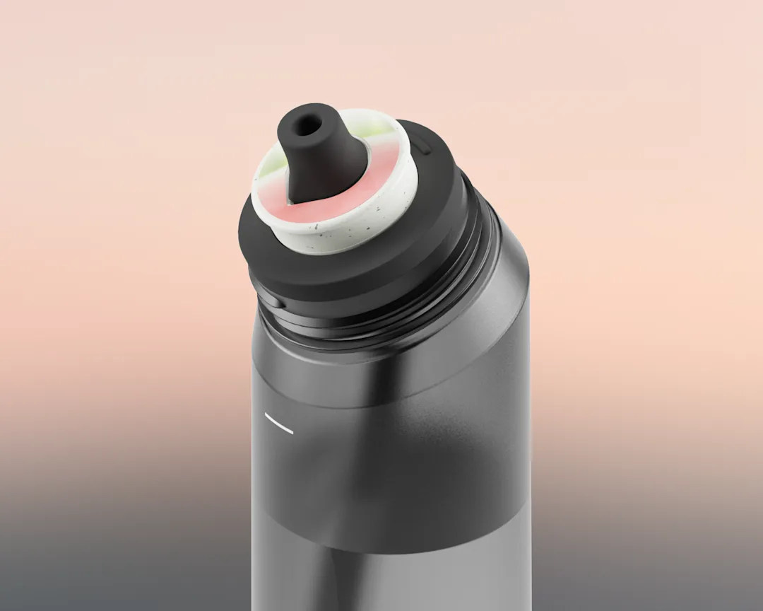 Classic 650ml Charcoal Grey Bottles air up® Austria