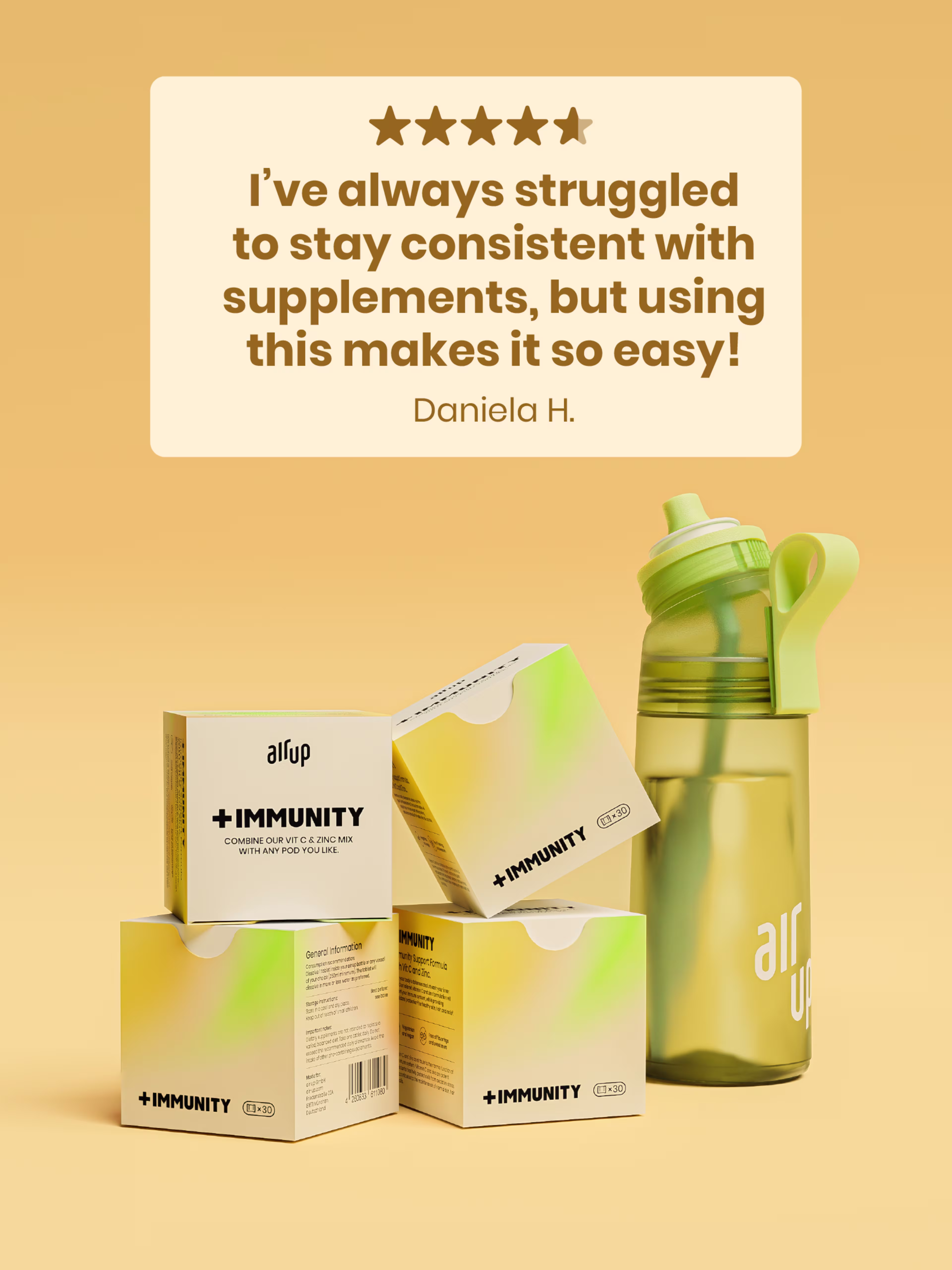 Product - Bundle 4 - air up+ - Immunity & Watermelon+Bottle - Card R