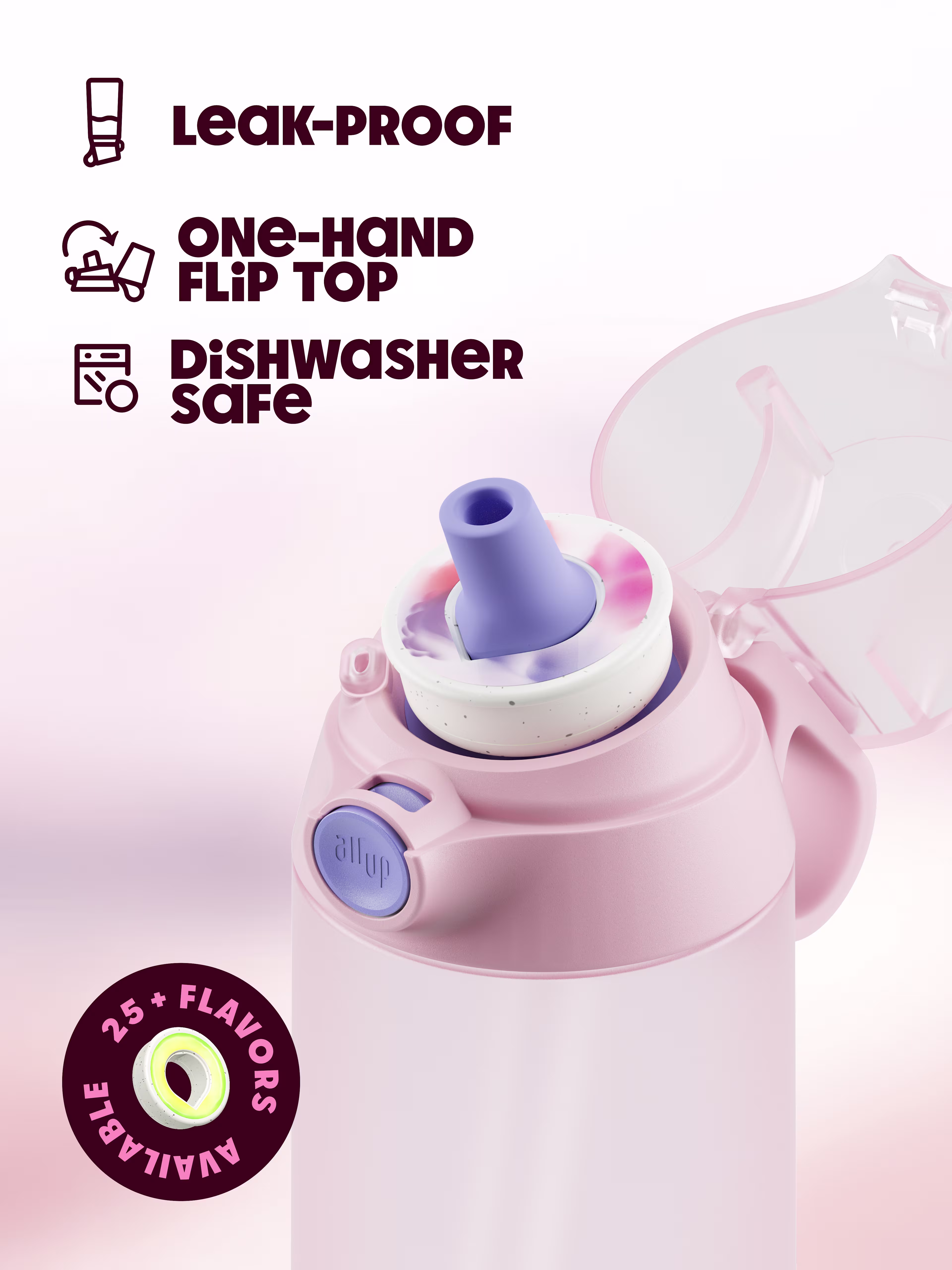 PDP - Bottle - Click - 600 ml - Rose-Cobalt - 100000134 - Gallery 4