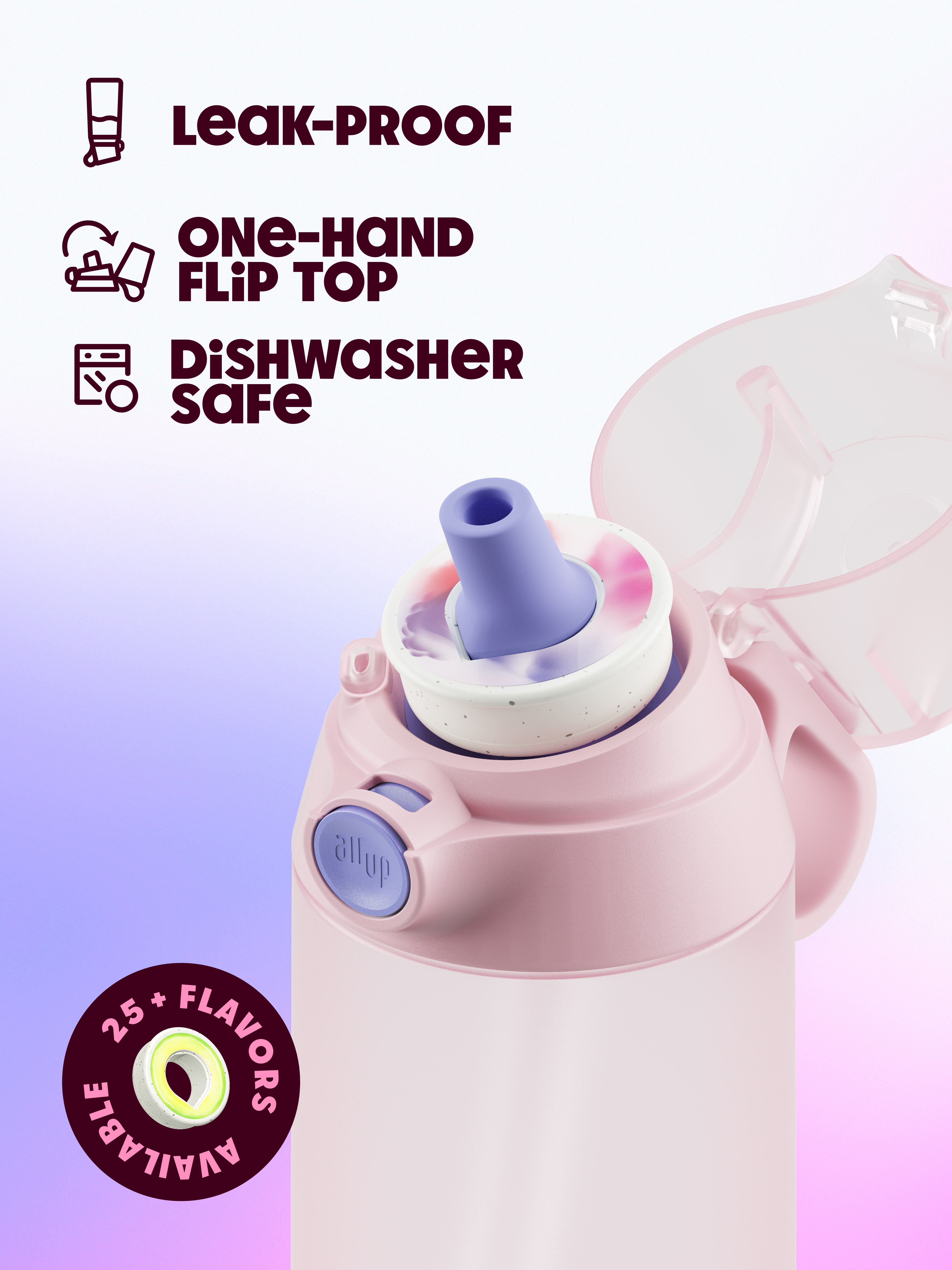 air up® Click 600ml - Buttercup Purple