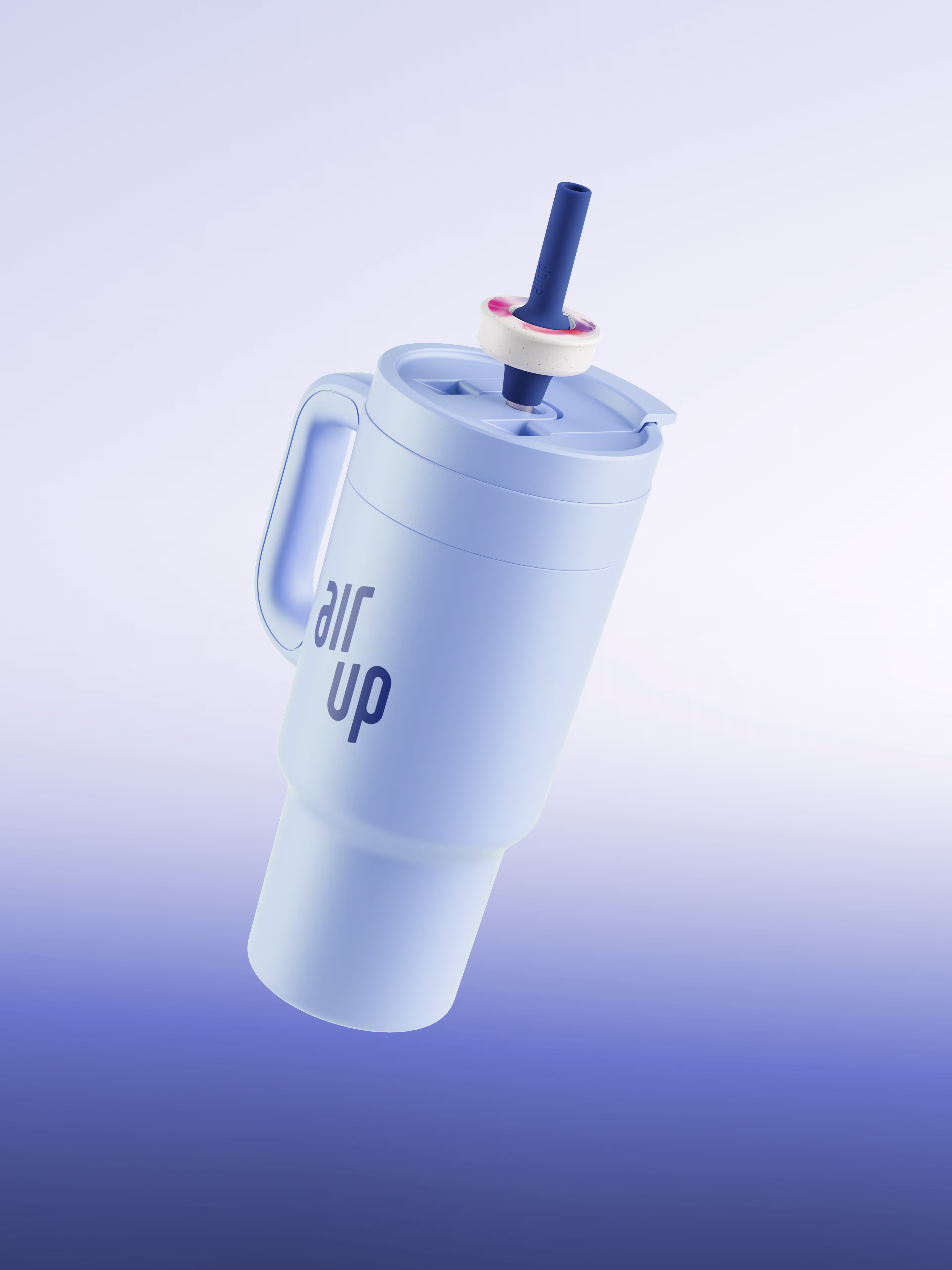 PDP - Bottle - Tumbler with handle 890ml - Blue Cornflower - 150000321 - Gallery 1