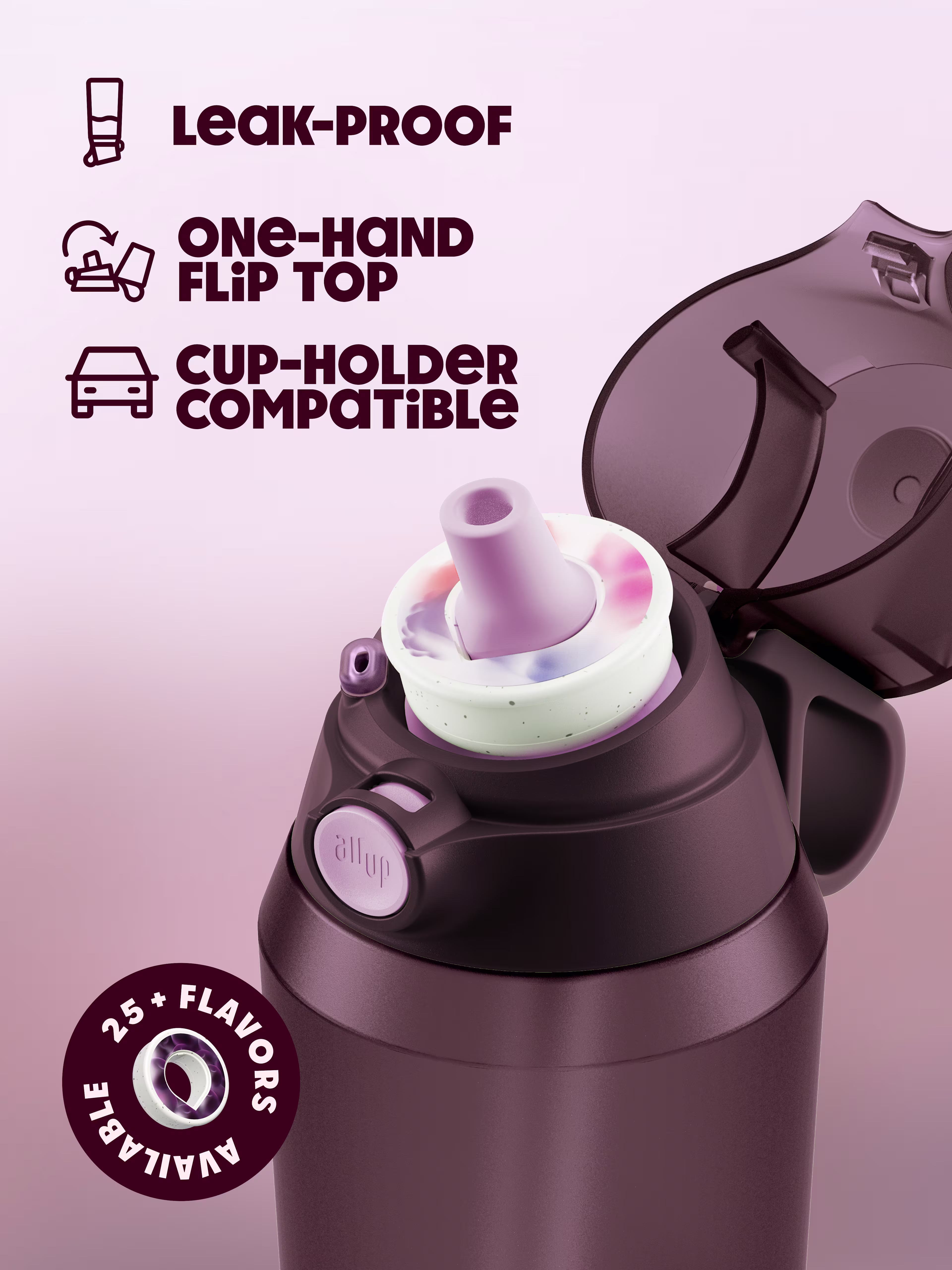 multipleBannerMedia - Product - Bottle - air up® Click 800 ml - Choco-Rose - 100000243