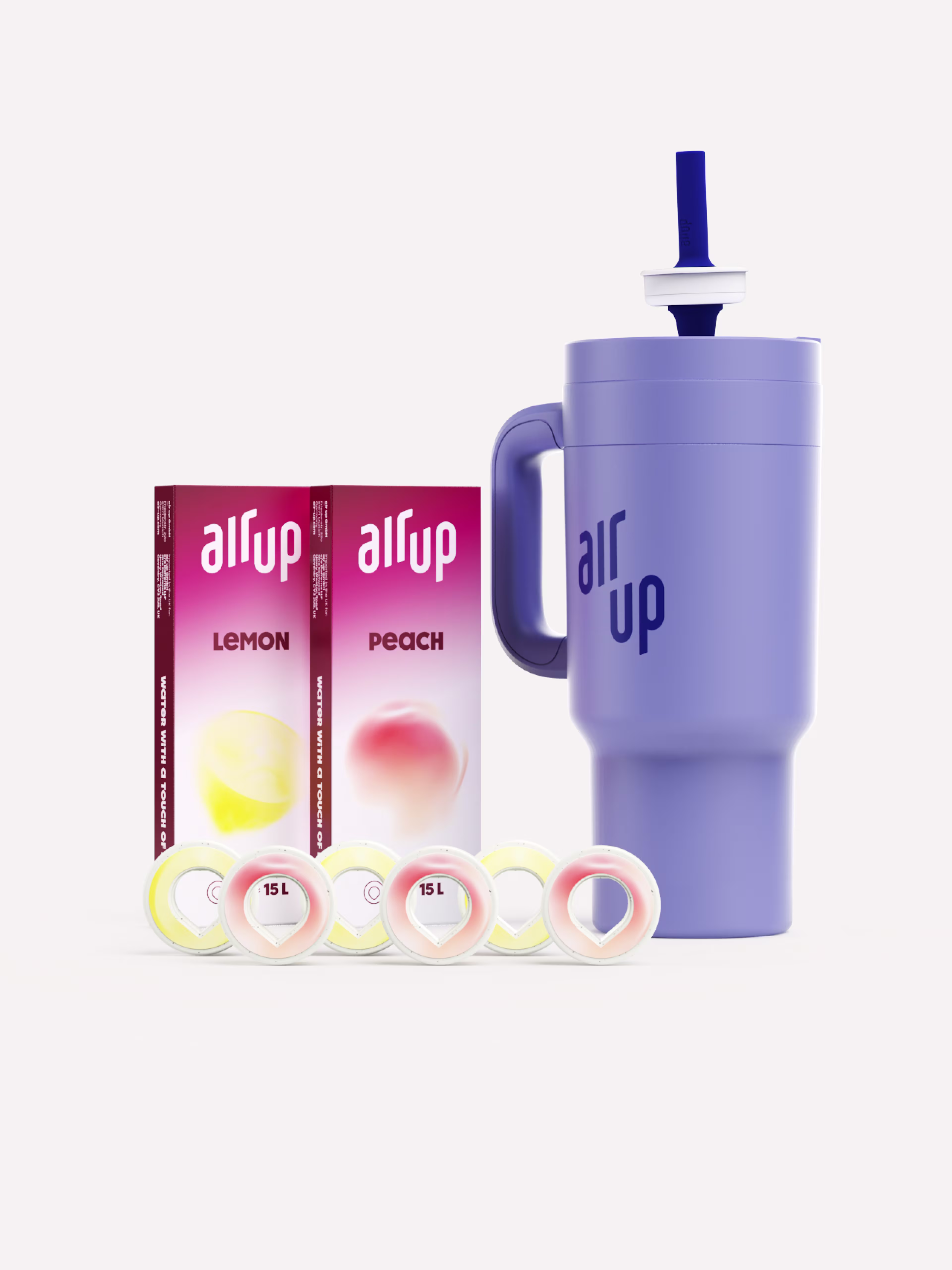 Starter Set Campaign 2026 - Tumbler with Handle 890ml + Peach + Lemon - 140001127