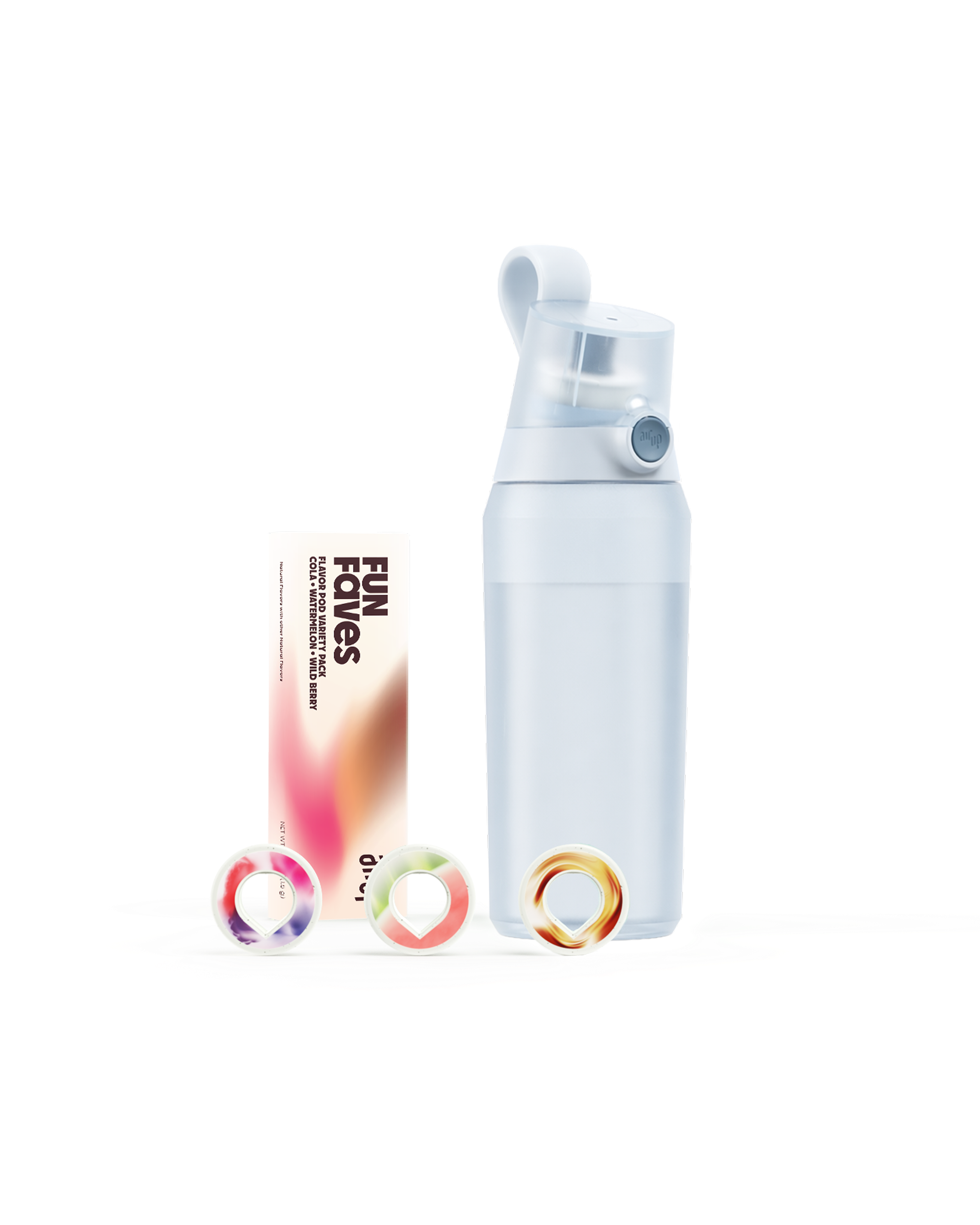 is vuse go good Flavored Water Bottle with Scent Pods | air up