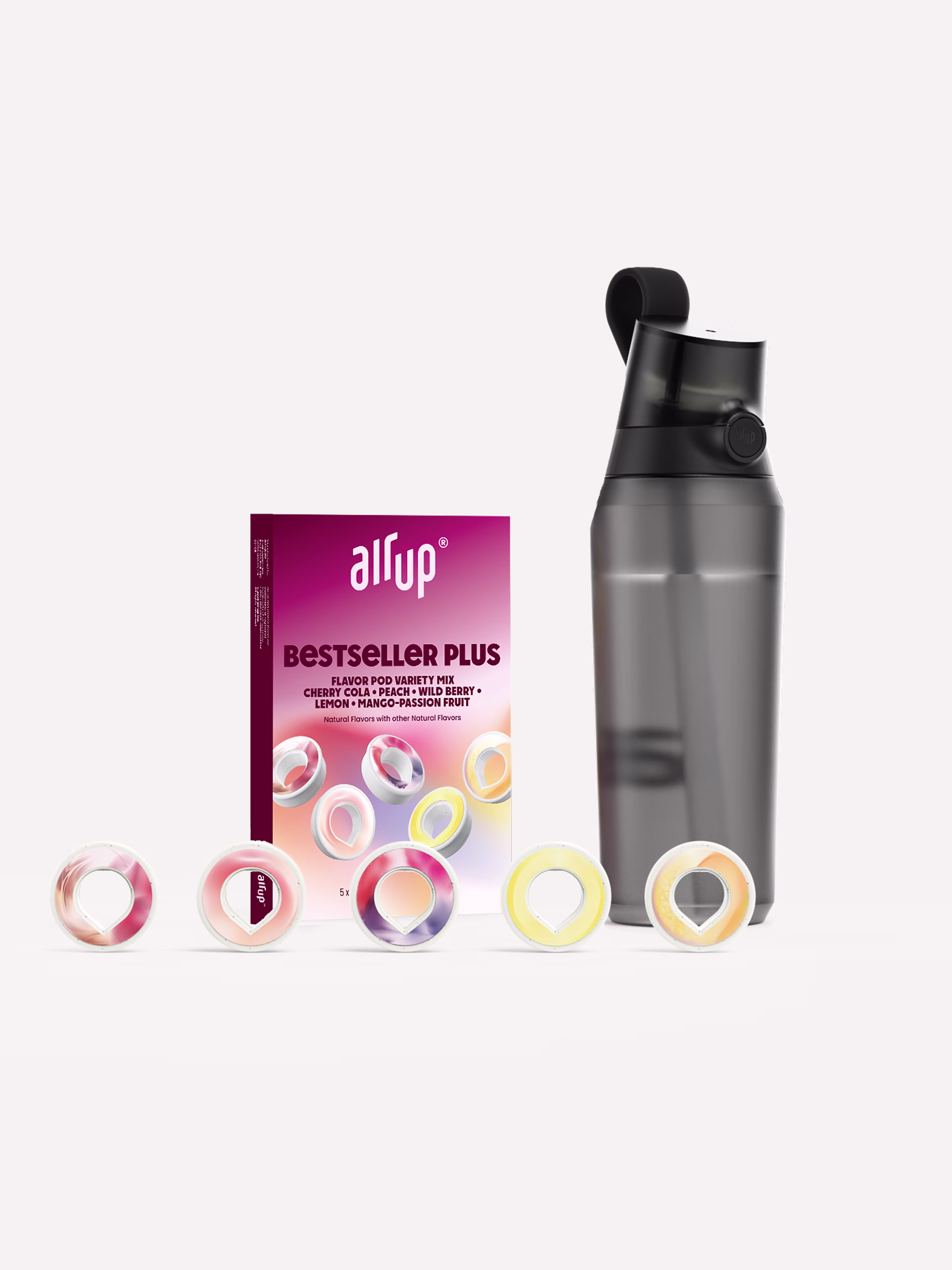 Starter Set - air up® Click 27oz Midnight Black + Flavor Fiesta VP5 - US140225