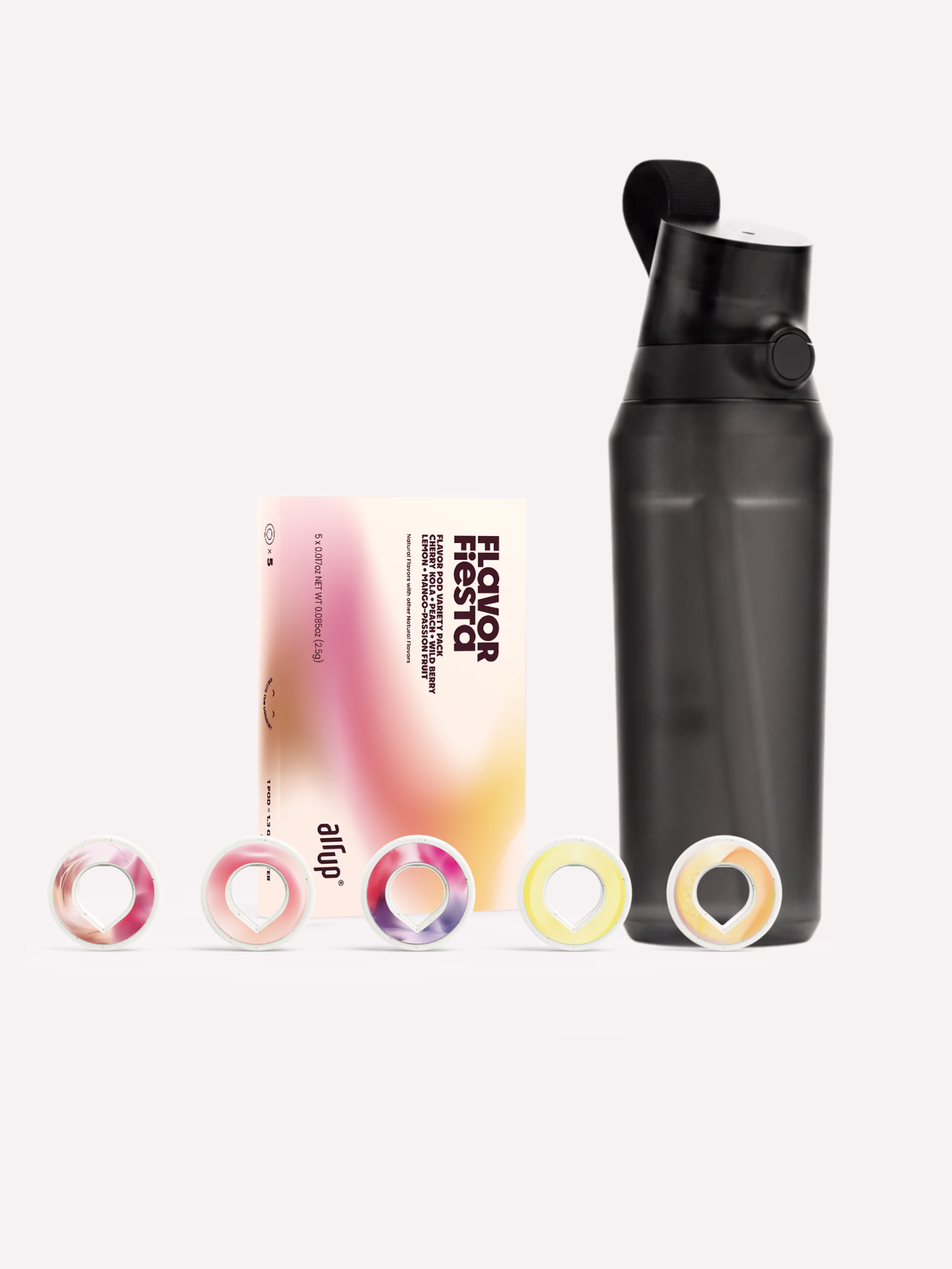Starter Set - air up® Click 27oz Midnight Black + Flavor Fiesta VP5 - US140225