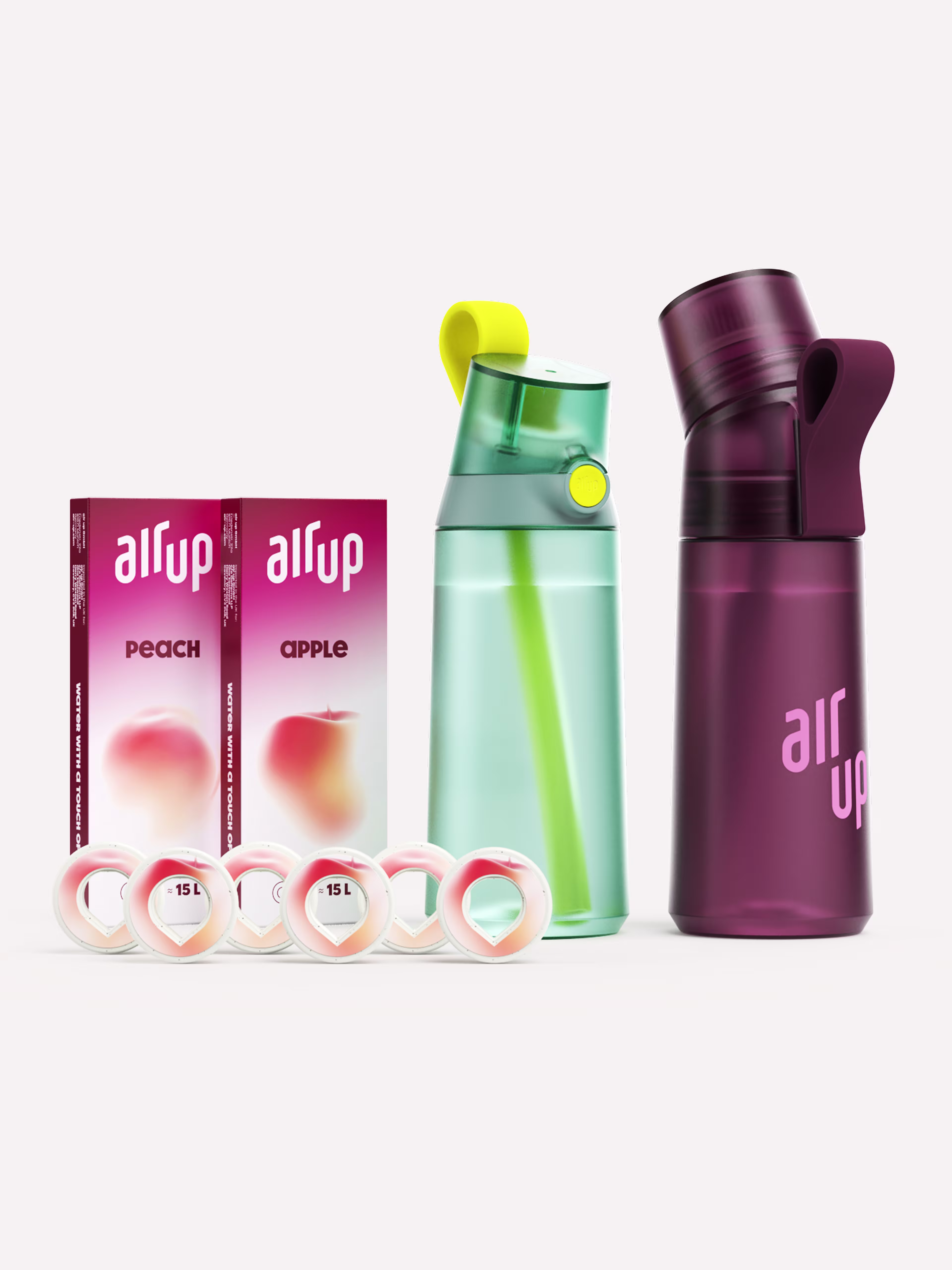 productCardImages - Product - Bundle - Kids Section - Click 600ml Turtle Green + Twist Pro 600ml Berry Pink - 140001086