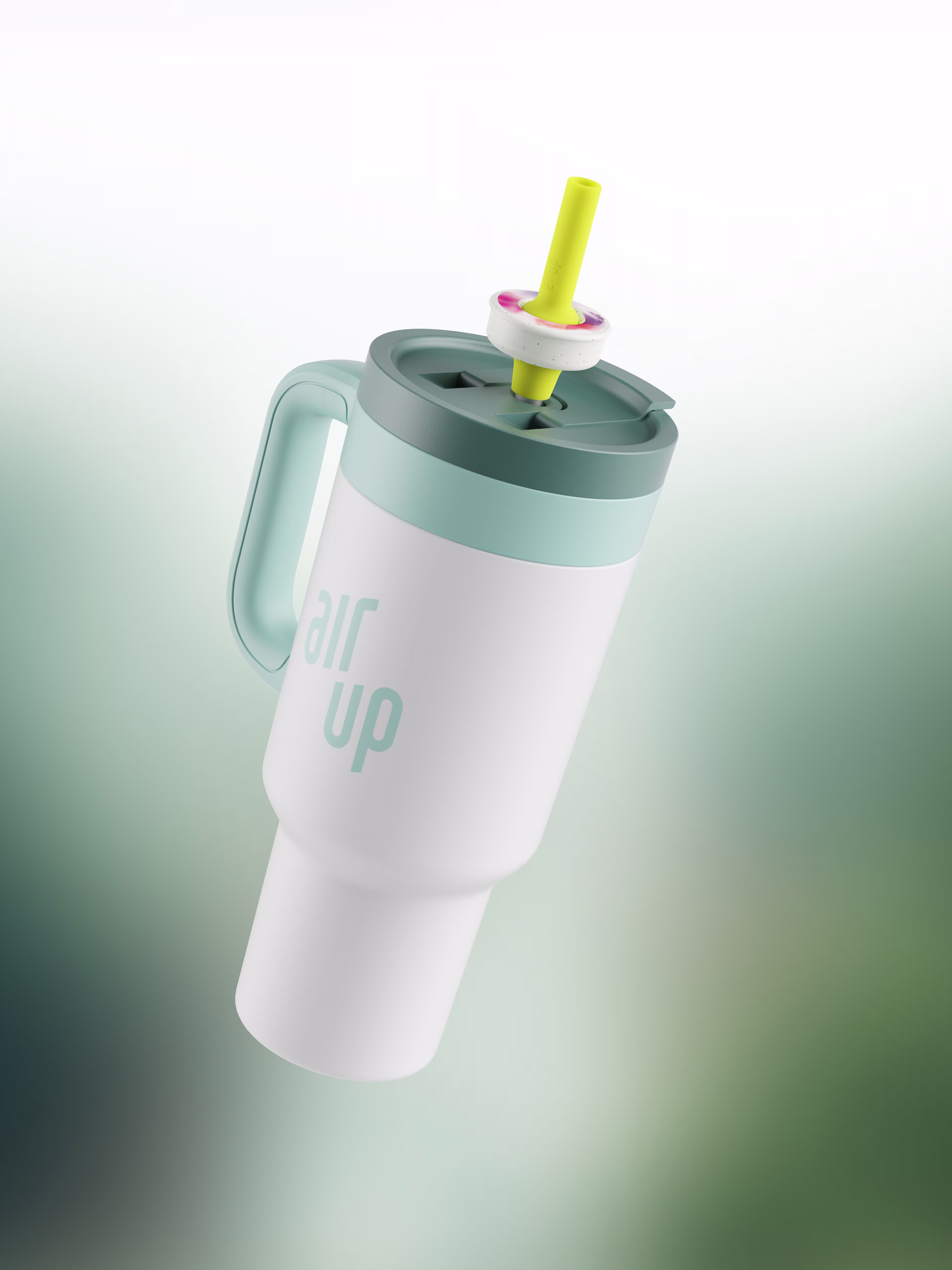 PDP - Tumbler with Handle 1200 ml  - White Spearmint - 150000236 -  Card 1