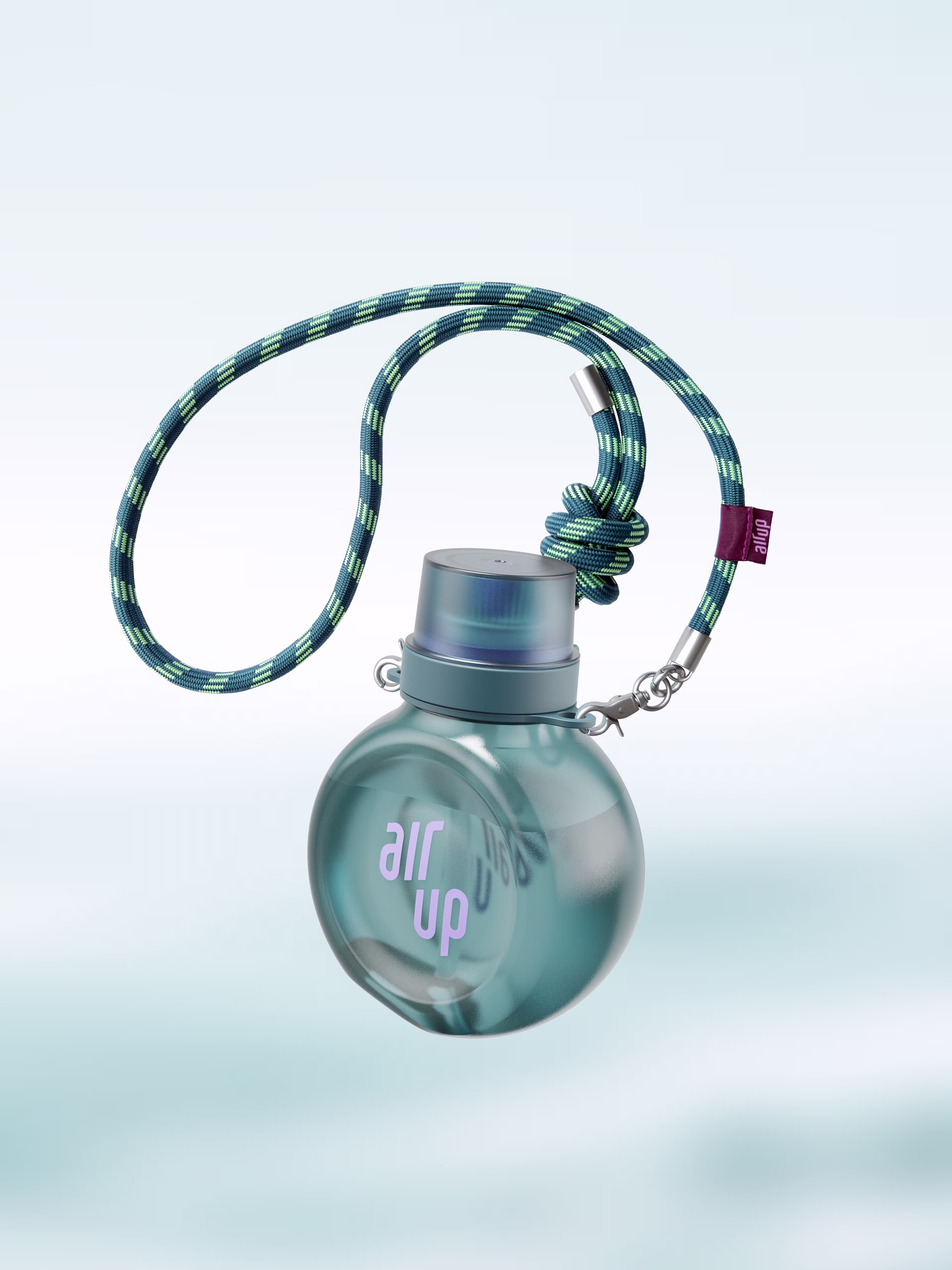 multipleBannerMedia - Product - Bottle - O Bottle + Strap - Stormy Blue / Turquoise Rope - 100000263