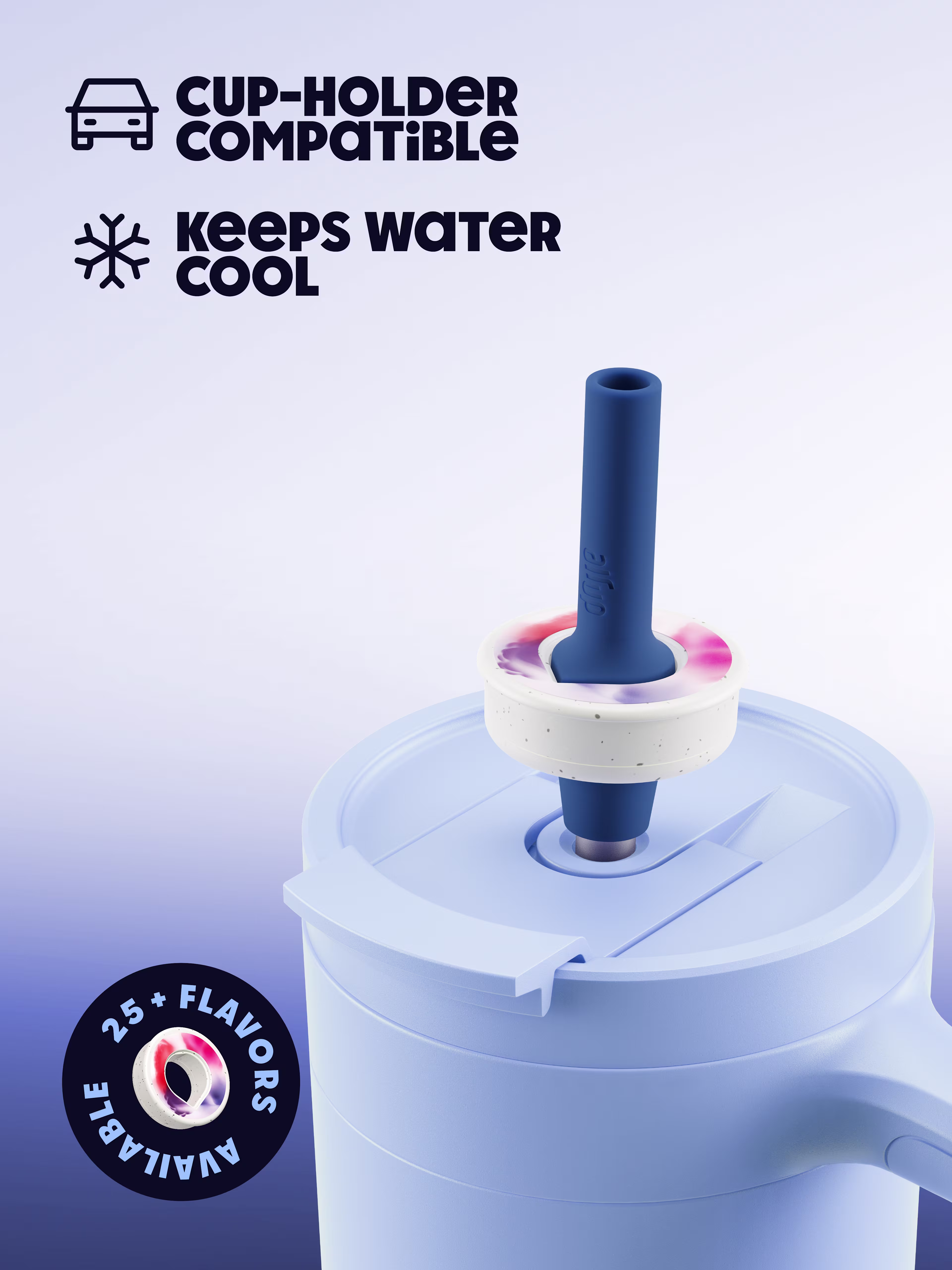 PDP - Bottle - Tumbler with handle 890ml - Blue Cornflower - 150000321 - Gallery 3