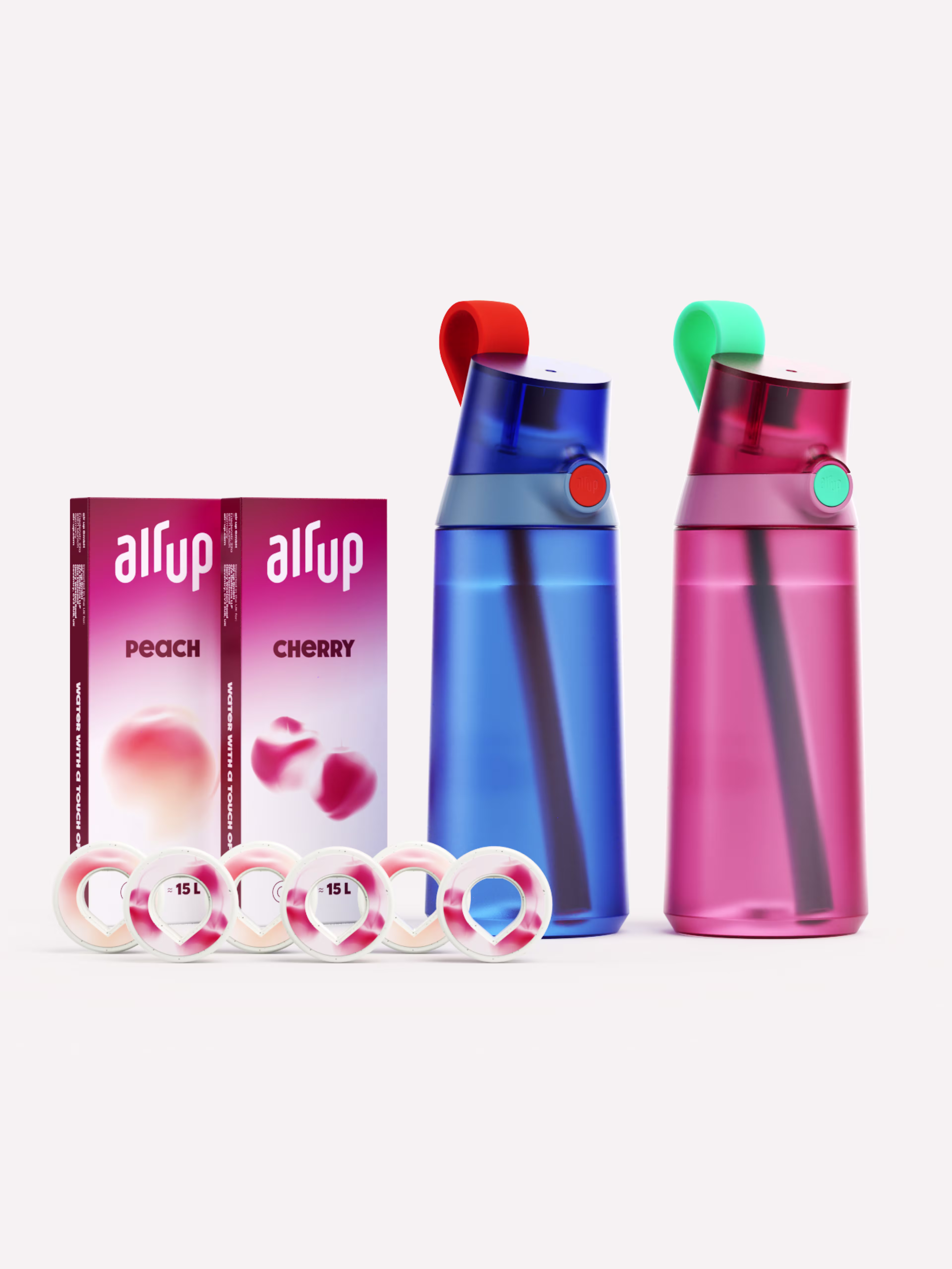 multipleBannerMedia - Product - Bundle - Kids Section - Click 600ml Dolphin Blue + Click 600ml Shrimp Pink - 140001085