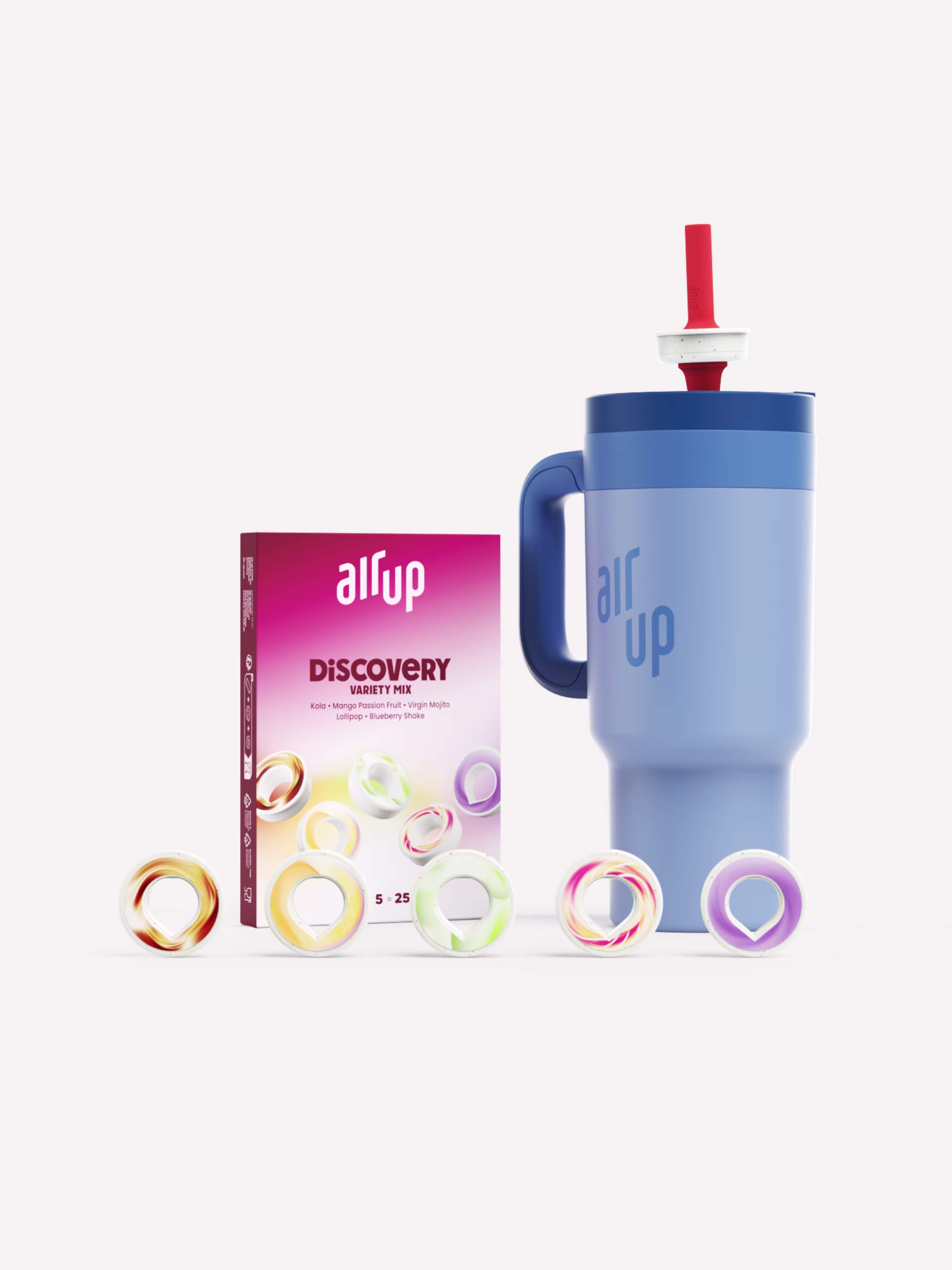 Promo Bundle - Campaign: Sale - air up® Tumbler with Handle 890ml Dusty Blue - 140001005