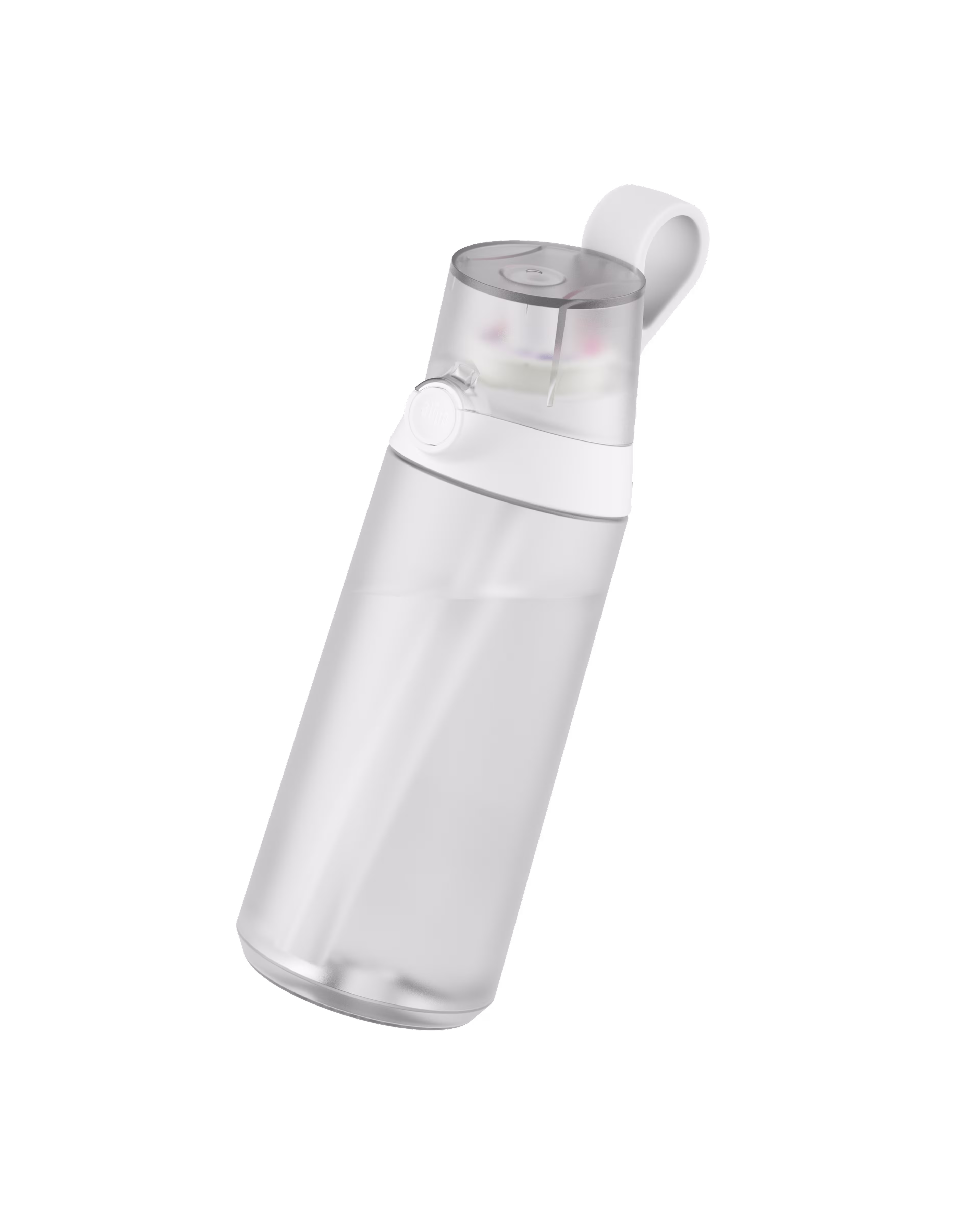 PLP - Bottle - Click - White Transparent - 100000168