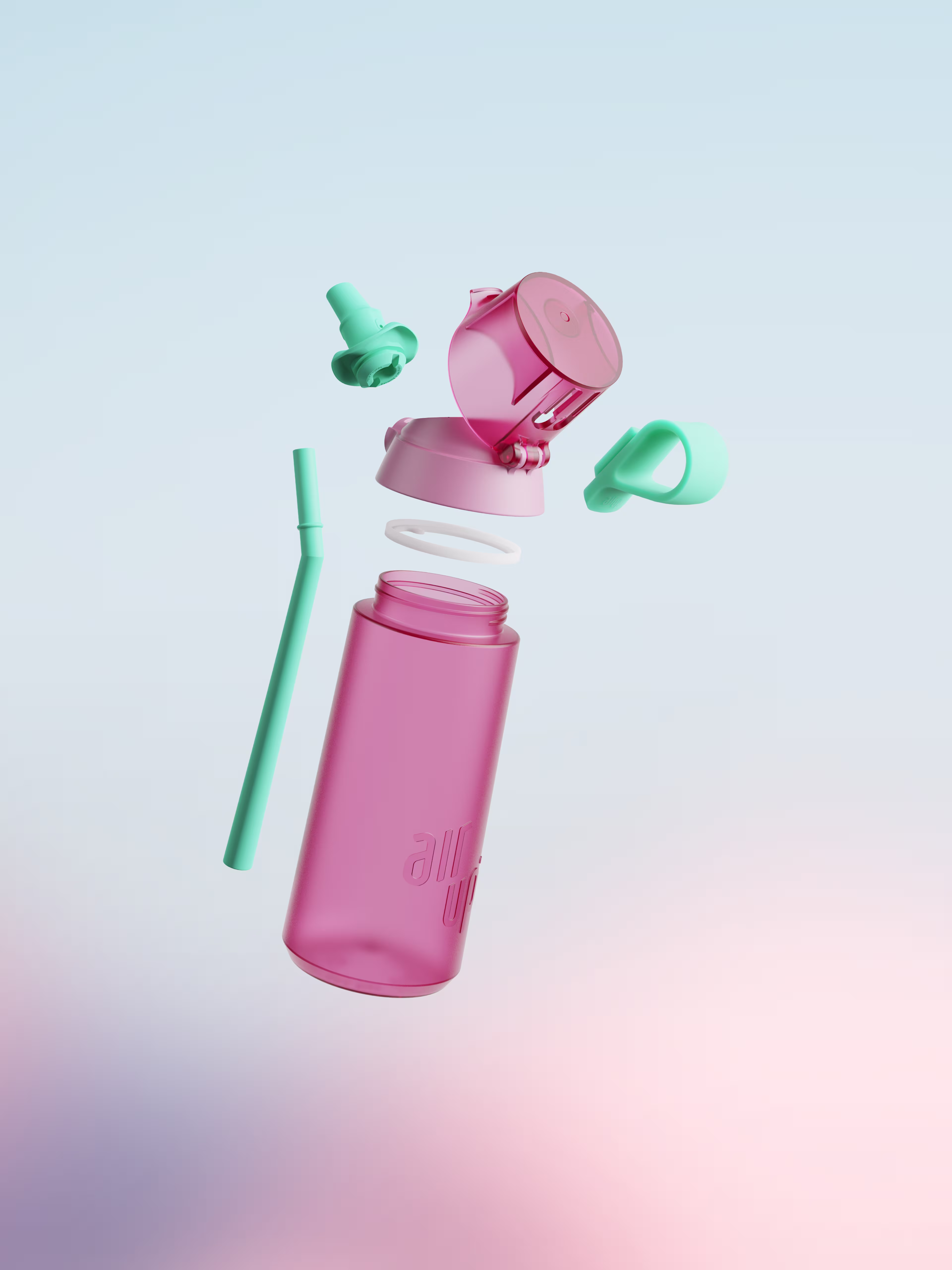 Multiple Banner - Mini Sipper Shrimp Pink