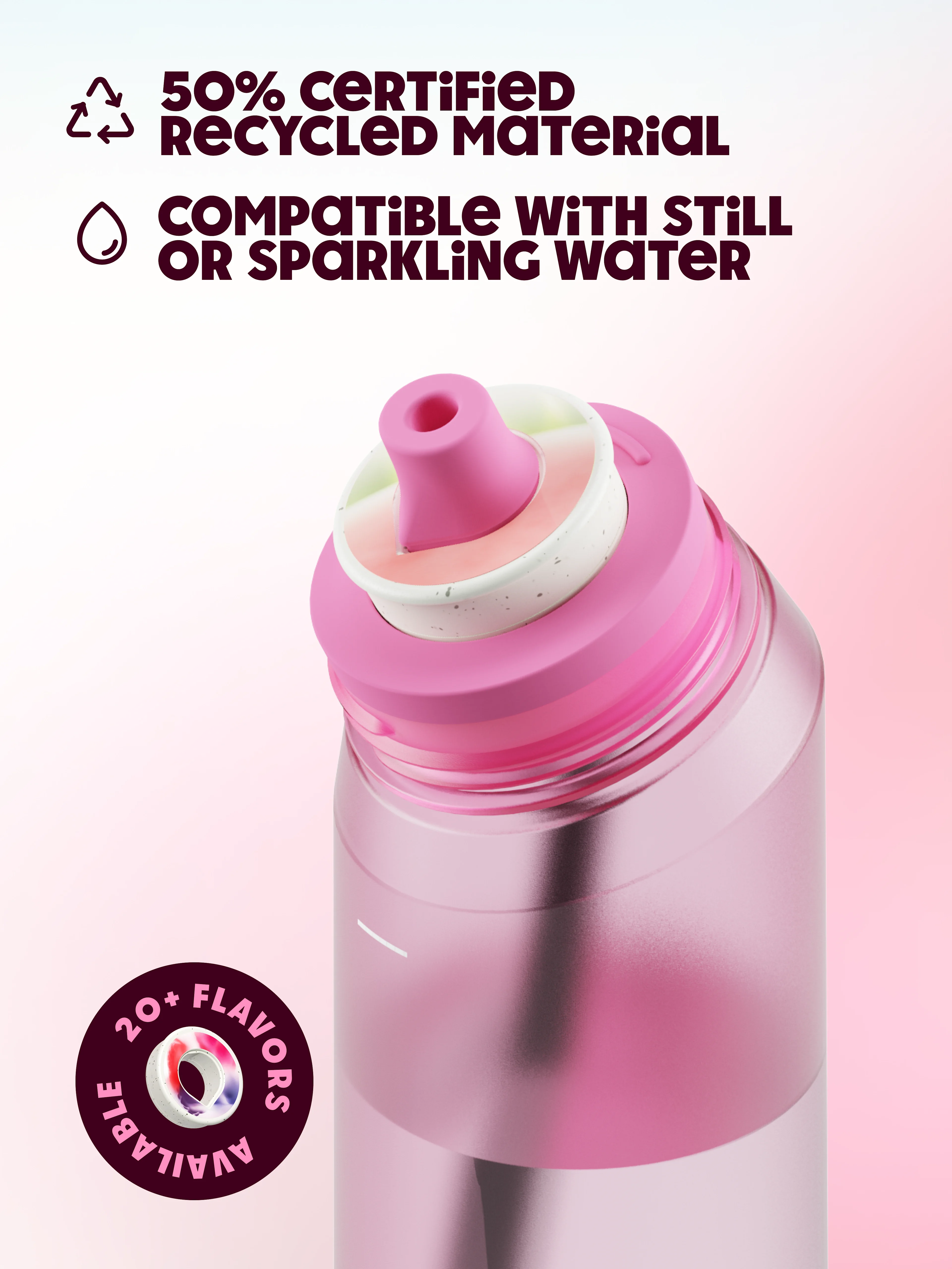 Classic air up Bottle 650ml Hot Pink air up United Kingdom