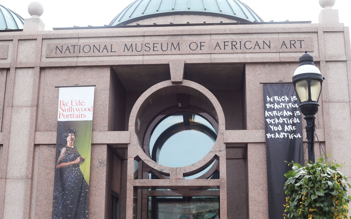 The front entrance to the Smithsonian Museum of African Art