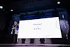 Daisuke Toyoda standing on stage at Woven City's official launch event