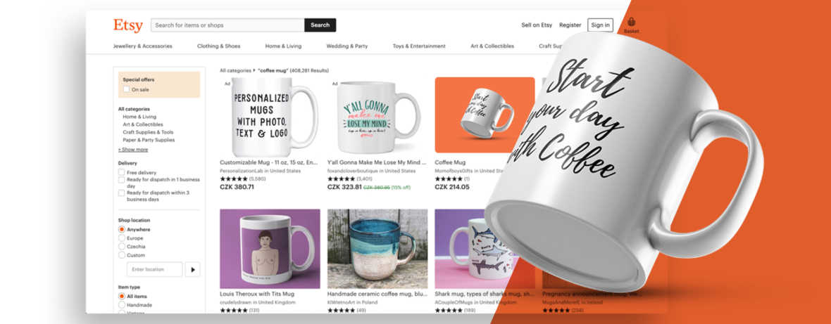 Download Boost Your Sales On Etsy With Mug Mockups From Smartmockups Smartmockups Blog