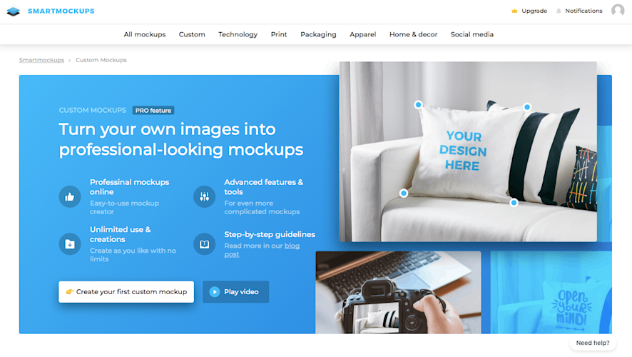 Download Smartmockups is the world's first generator for 3D mockups ...