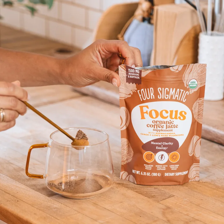 Product Focus Organic Coffee Latte