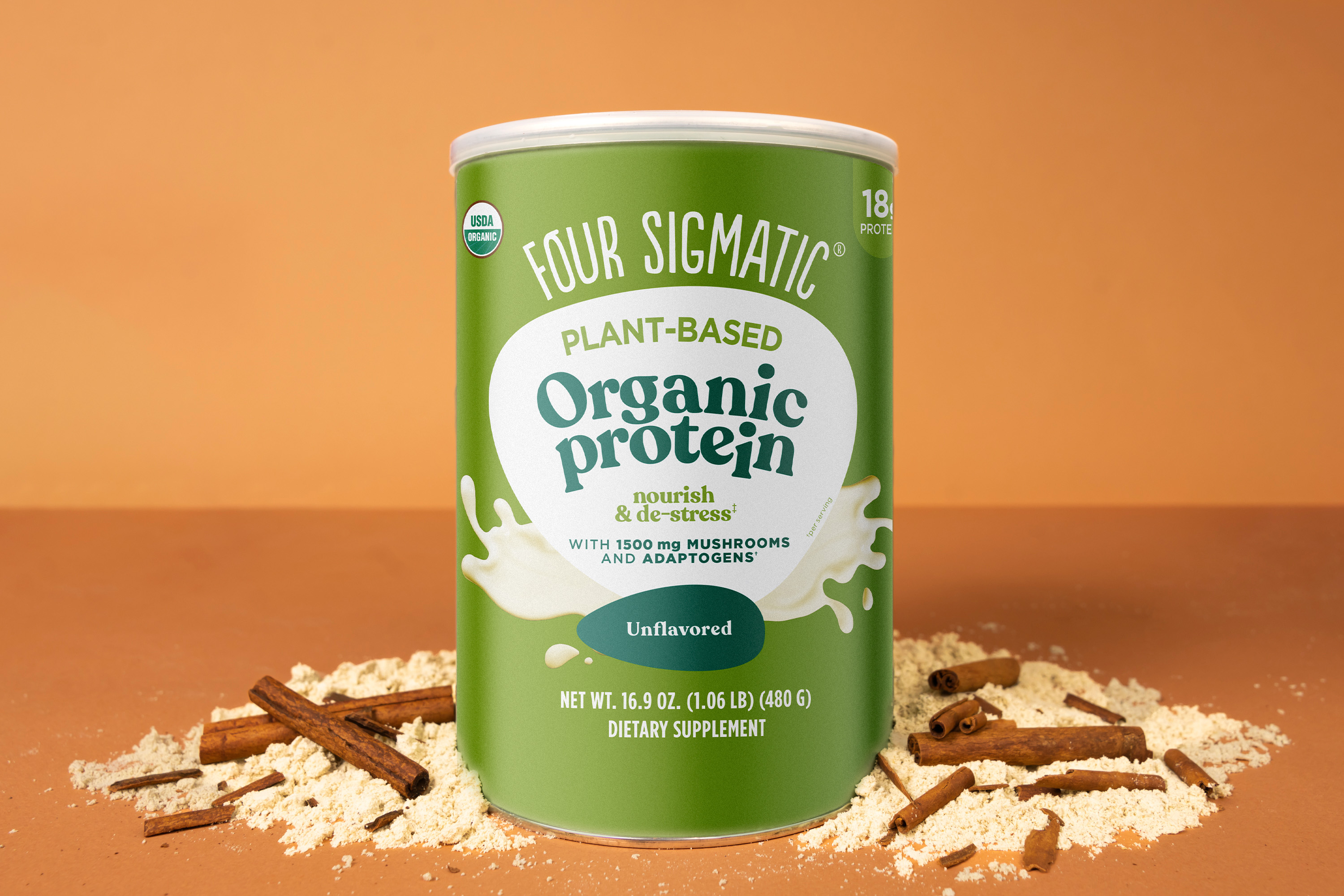 Unflavored Protein: Pure Plant-Based Mushroom Power - Four Sigmatic