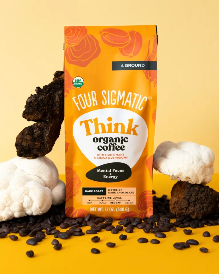 Think Ground Coffee: Lion's Mane Mushroom Blend - Four Sigmatic