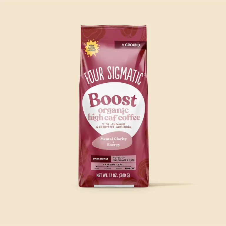 Product Boost Organic High Caf* Coffee, Ground