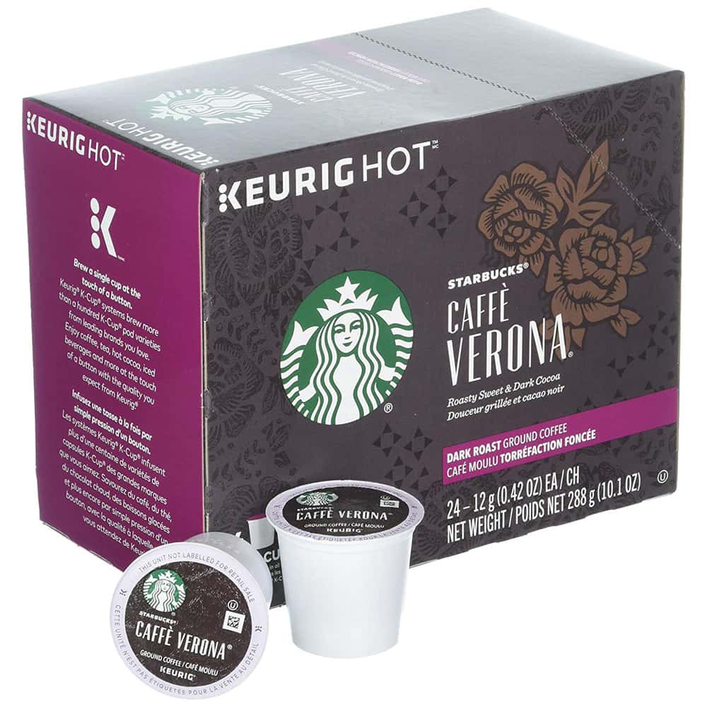 Starbucks ® Caffé Verona K-Cup Pod. verona k cups. 