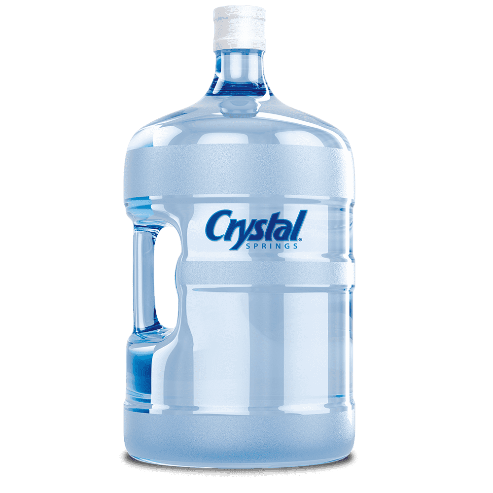 Quench your thirst with Crystal Springs natural spring water in 5-gallon bo...