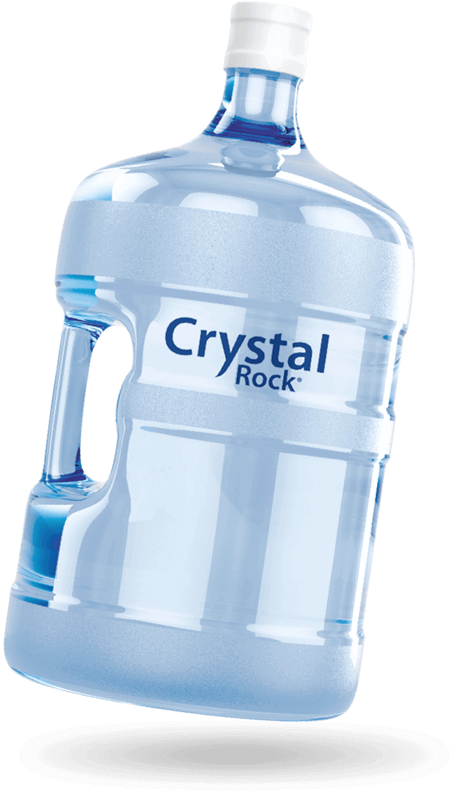 Crystal Rock 5-gallon bottled water.