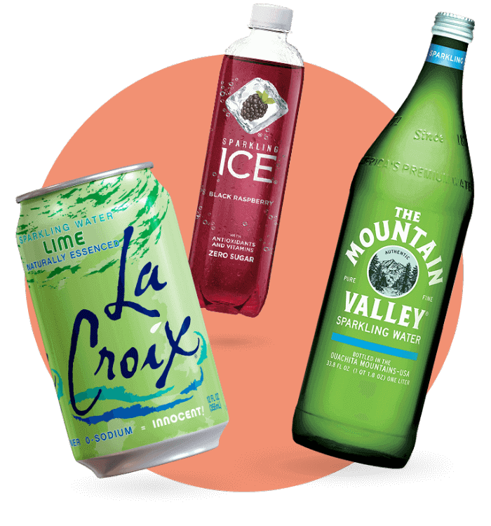 flavored sparkling water home and office delivery 