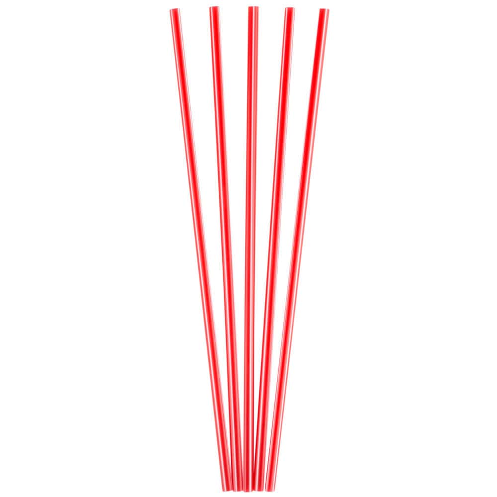 Stir Stick Plastic Stir Sticks, 5, Red/White, Case Of 10,000