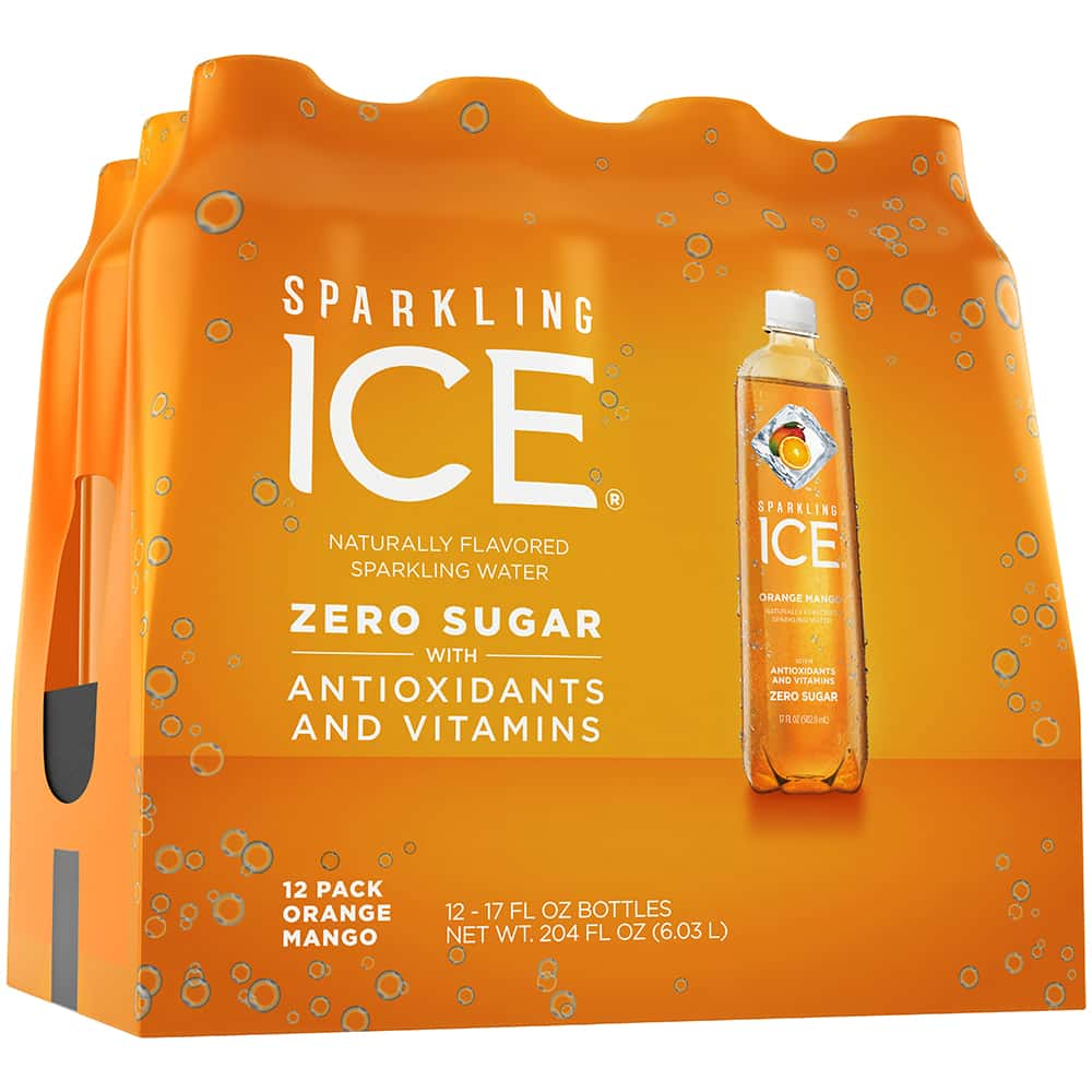 Sparkling Ice Orange Mango Sparkling Water | 17 Oz. Sparkling Water