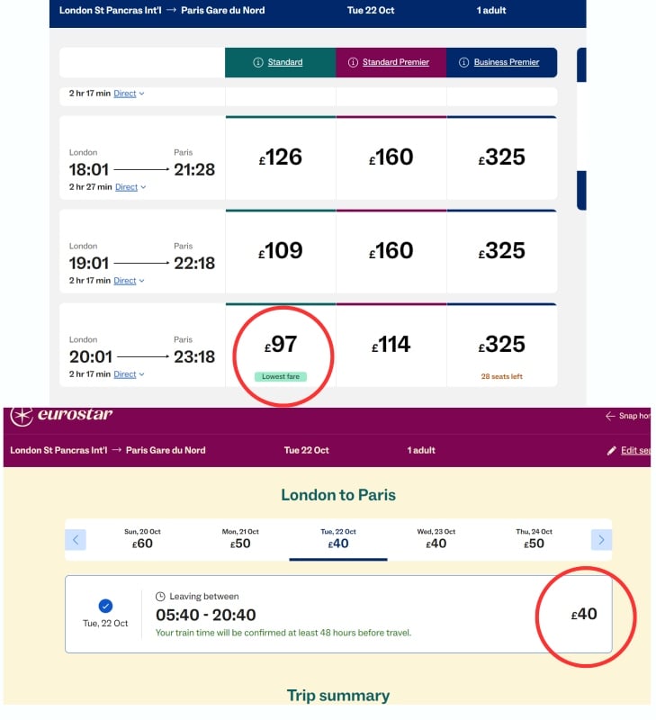 Eurostar_Snap_fares_2024