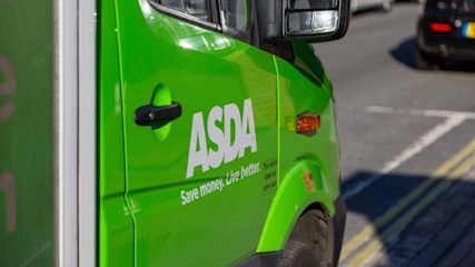 An Asda delivery truck