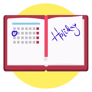 book holiday ahead of time